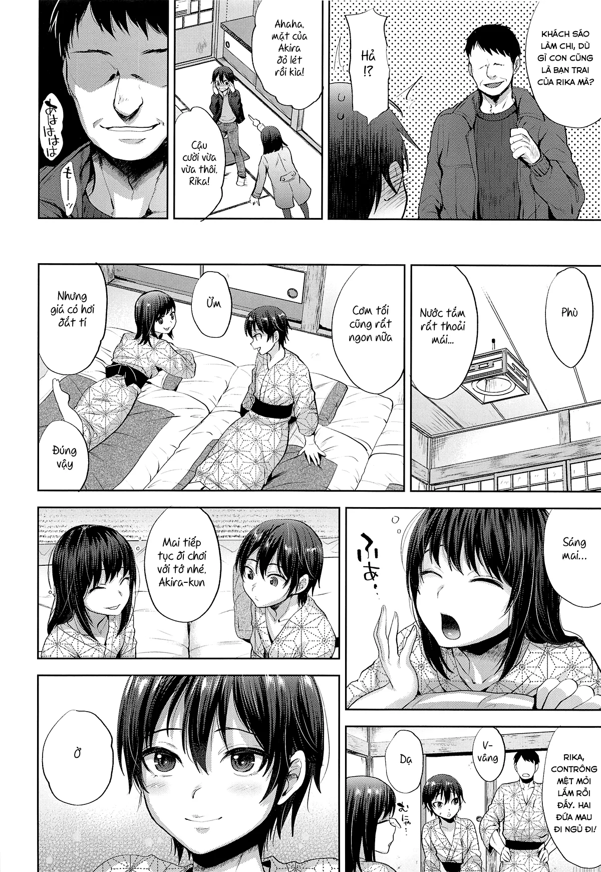 HentaiVN.net - Ảnh 4 - Tabi no Yoru no Himitsu [Bí mật trong chuyến du lịch ; たびのよるのひみつ] - Oneshot