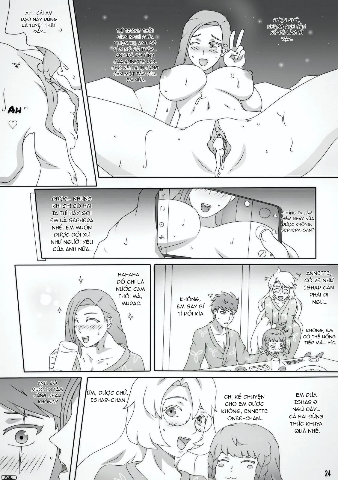 HentaiVN.net - Ảnh 26 - Chuyện về buổi tắm đêm bí mật... [Secret night bath thing…] - Oneshot