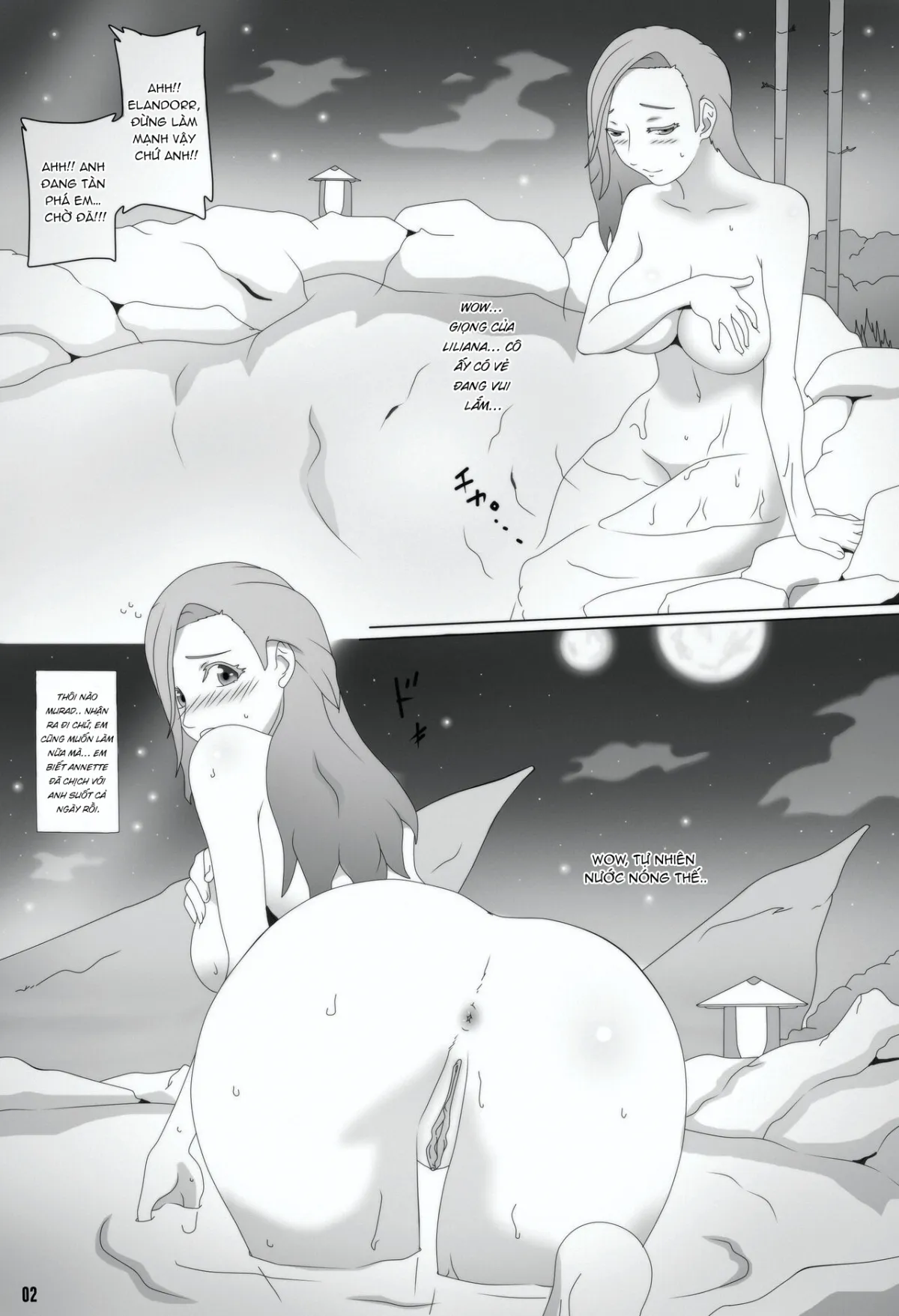 HentaiVN.net - Ảnh 4 - Chuyện về buổi tắm đêm bí mật... [Secret night bath thing…] - Oneshot