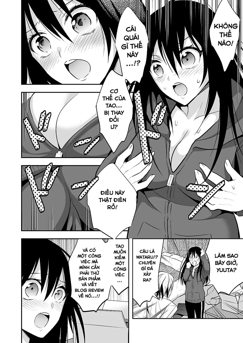 HentaiVN.net - Ảnh 10 - Đột nhiên biến thành con gái! Làm con gái khó quá đi! [Nyotaika Supple -Mesu no Kairaku o Shitte Shimatta Boku no Karada] - Chap 1