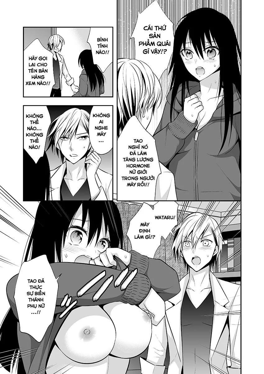 HentaiVN.net - Ảnh 11 - Đột nhiên biến thành con gái! Làm con gái khó quá đi! [Nyotaika Supple -Mesu no Kairaku o Shitte Shimatta Boku no Karada] - Chap 1