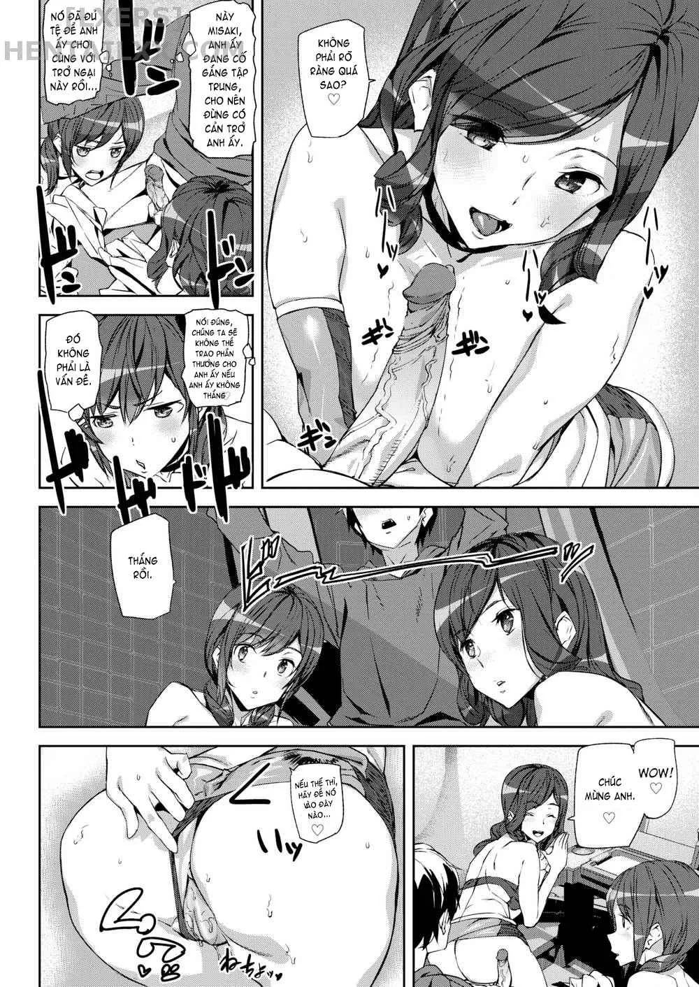 HentaiVN.net - Ảnh 15 - Honey Service (Trọn bộ) [SHOW me MATCH!; Bet the Bunny; Minamida Lips Clinic; Relaxation Flight; Precious Memory; Cheers All Right; Mis(s)chief; Misschief; Miss chief; My Alarm Clock; Summer Ride] - Chap 1: SHOW me MATCH!