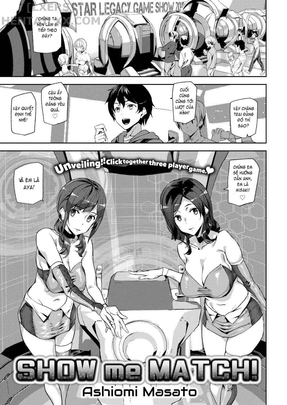 HentaiVN.net - Ảnh 4 - Honey Service (Trọn bộ) [SHOW me MATCH!; Bet the Bunny; Minamida Lips Clinic; Relaxation Flight; Precious Memory; Cheers All Right; Mis(s)chief; Misschief; Miss chief; My Alarm Clock; Summer Ride] - Chap 1: SHOW me MATCH!