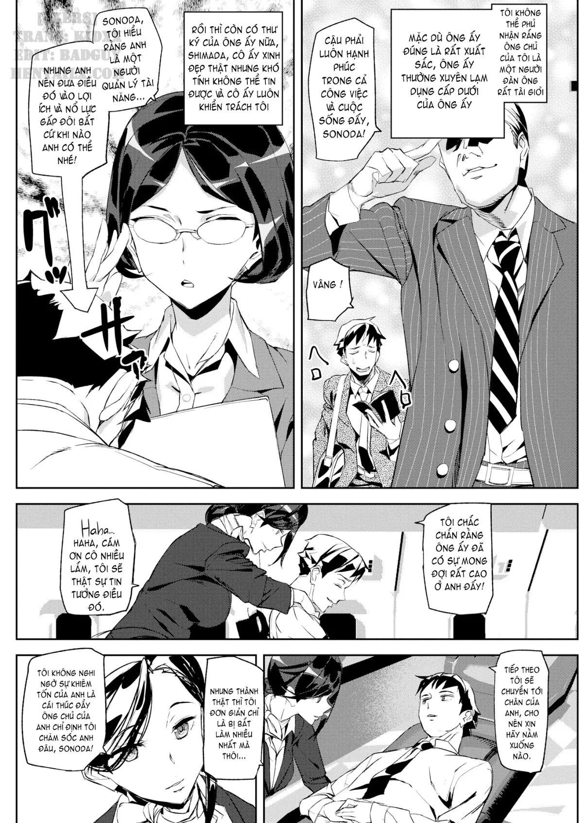 HentaiVN.net - Ảnh 5 - Honey Service (Trọn bộ) [SHOW me MATCH!; Bet the Bunny; Minamida Lips Clinic; Relaxation Flight; Precious Memory; Cheers All Right; Mis(s)chief; Misschief; Miss chief; My Alarm Clock; Summer Ride] - Chap 6: Relaxation Flight