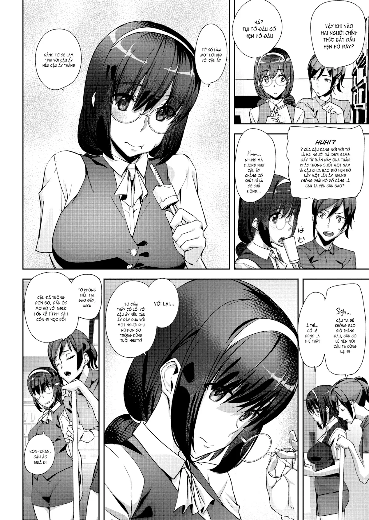 HentaiVN.net - Ảnh 5 - Honey Service (Trọn bộ) [SHOW me MATCH!; Bet the Bunny; Minamida Lips Clinic; Relaxation Flight; Precious Memory; Cheers All Right; Mis(s)chief; Misschief; Miss chief; My Alarm Clock; Summer Ride] - Chap 7: Precious Memory