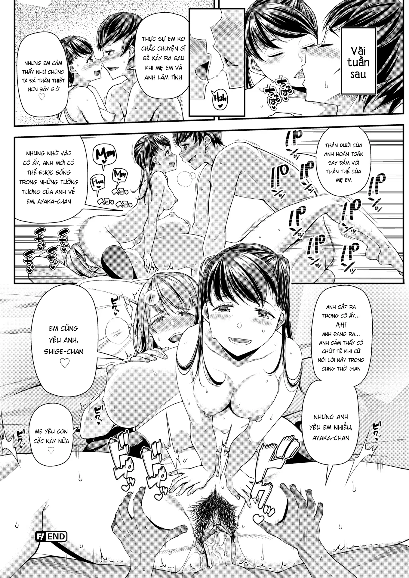 HentaiVN.net - Ảnh 20 - Địt ngửa lồn hai mẹ con [My Girlfriend’s Fine With Her Pure Mama] - Oneshot
