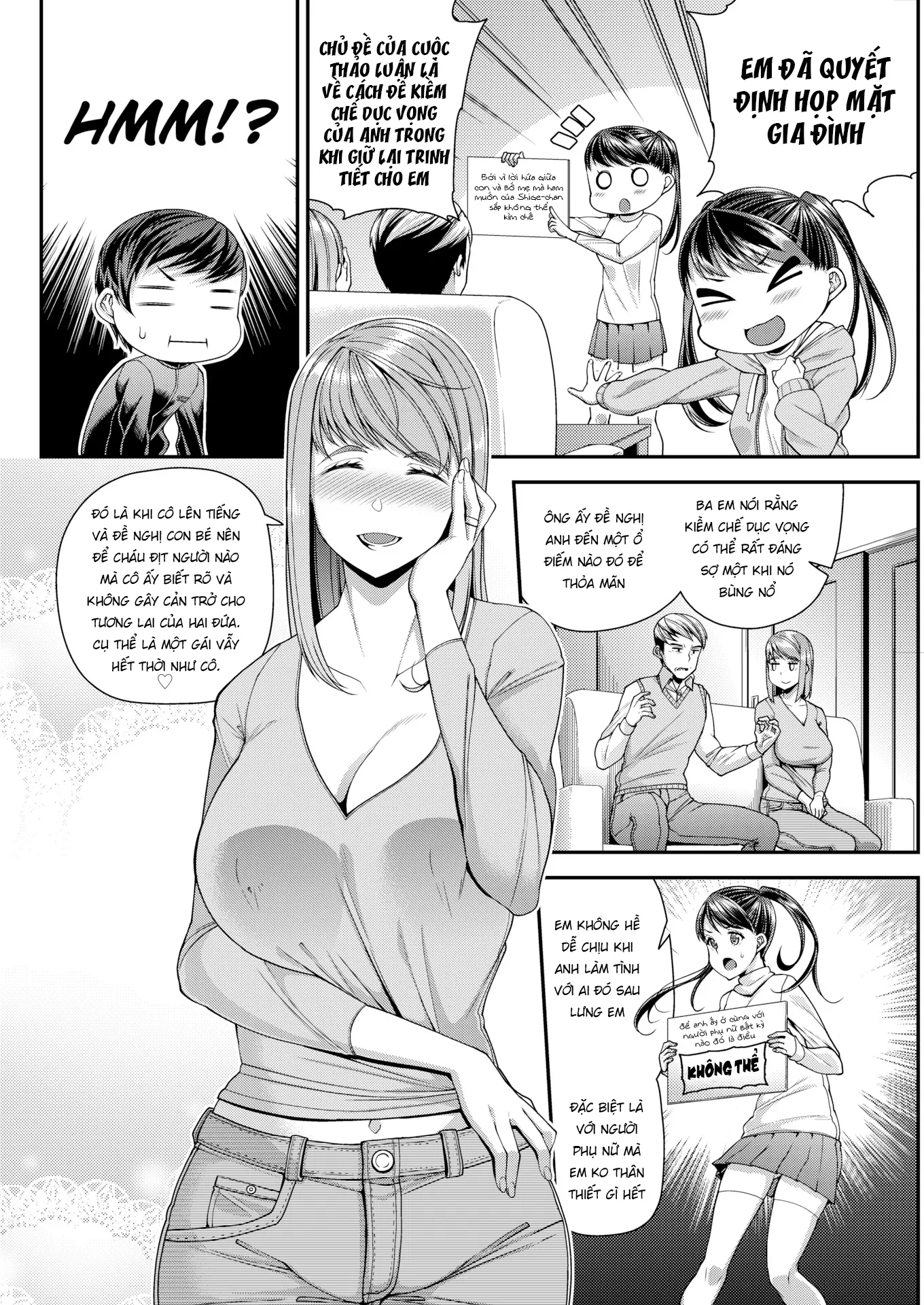 HentaiVN.net - Ảnh 4 - Địt ngửa lồn hai mẹ con [My Girlfriend’s Fine With Her Pure Mama] - Oneshot