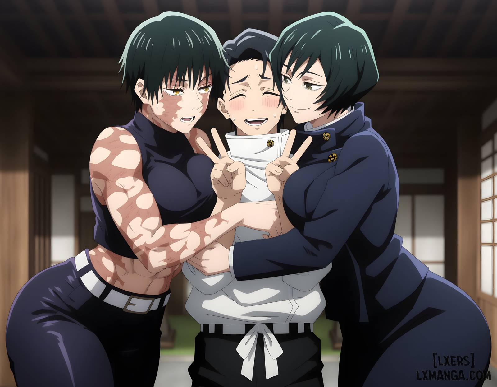 HentaiVN.net - Ảnh 3 - [BigDickBob] JUJUTSU KAISEN COLLECTION - Maki-Mai-Yuuta 3P M1.26