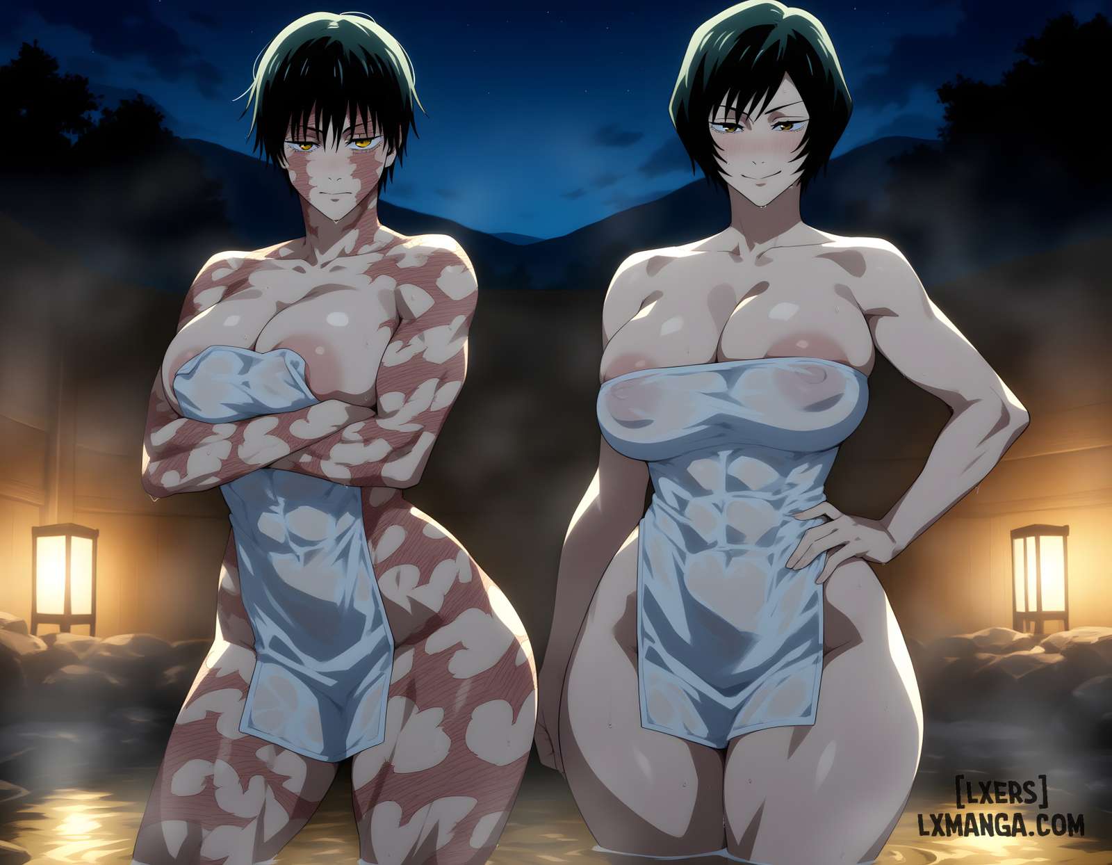 HentaiVN.net - Ảnh 7 - [BigDickBob] JUJUTSU KAISEN COLLECTION - Maki-Mai-Yuuta 3P M1.26