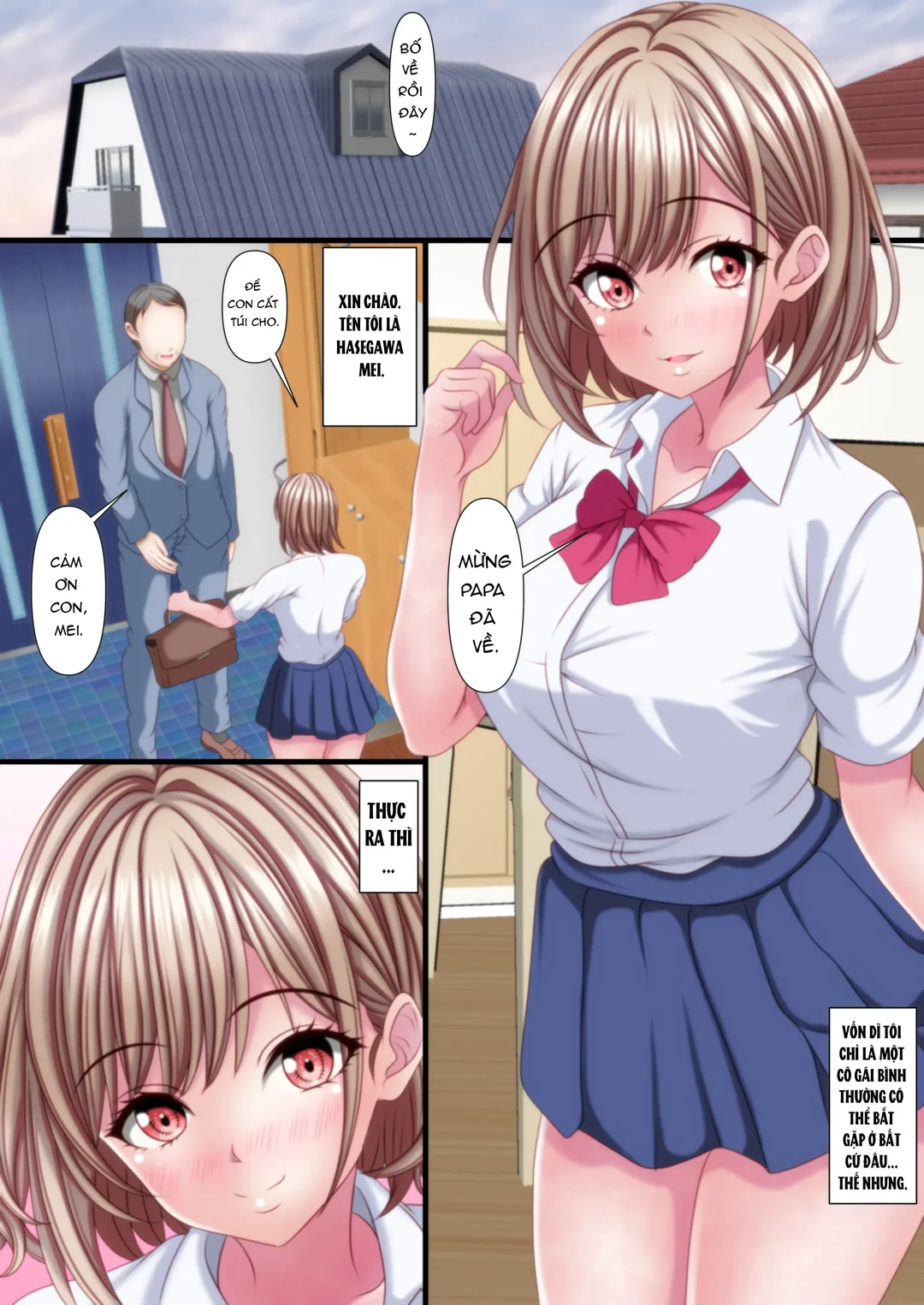 HentaiVN.net - Ảnh 3 - Cô con gái yêu thương bố hết mực - Oneshot