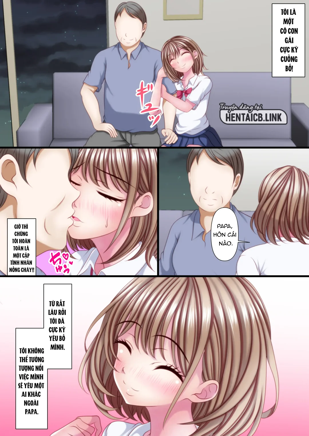 HentaiVN.net - Ảnh 4 - Cô con gái yêu thương bố hết mực - Oneshot
