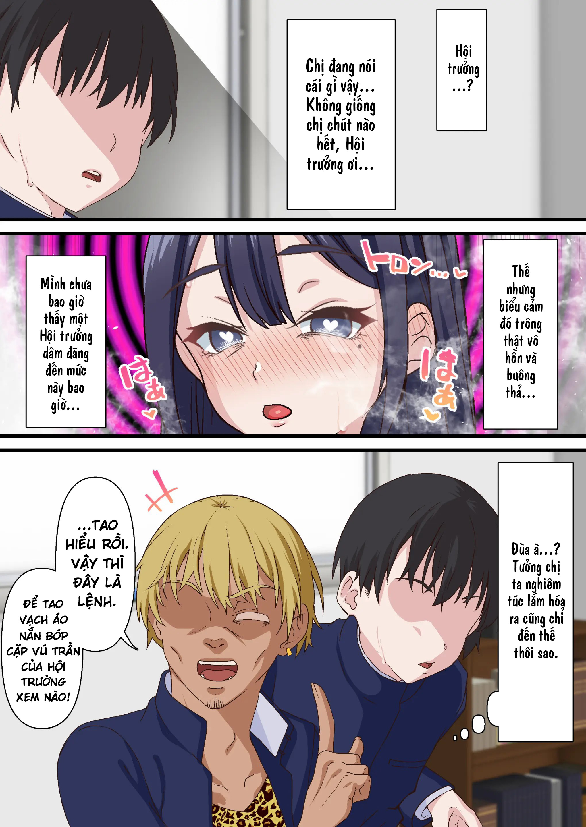 HentaiVN.net - Ảnh 15 - Saimin Charao to Netorare Seitokai NTR - Tình cảm học đường