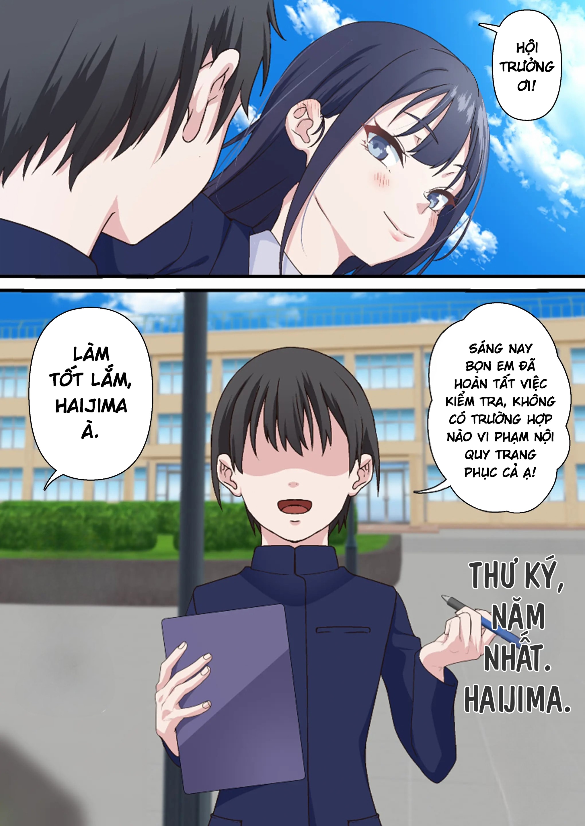 HentaiVN.net - Ảnh 5 - Saimin Charao to Netorare Seitokai NTR - Tình cảm học đường
