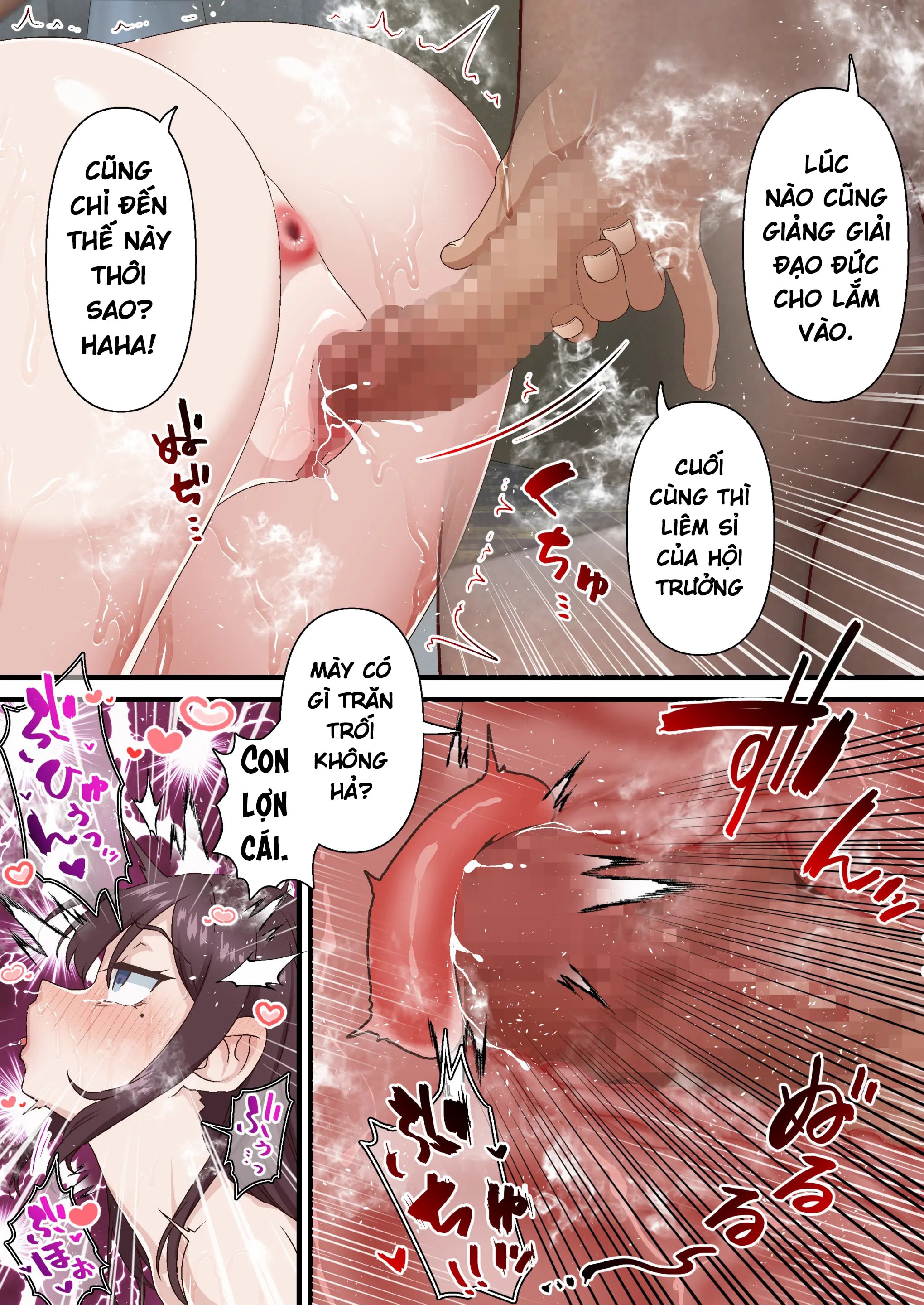 HentaiVN.net - Ảnh 70 - Saimin Charao to Netorare Seitokai NTR - Tình cảm học đường