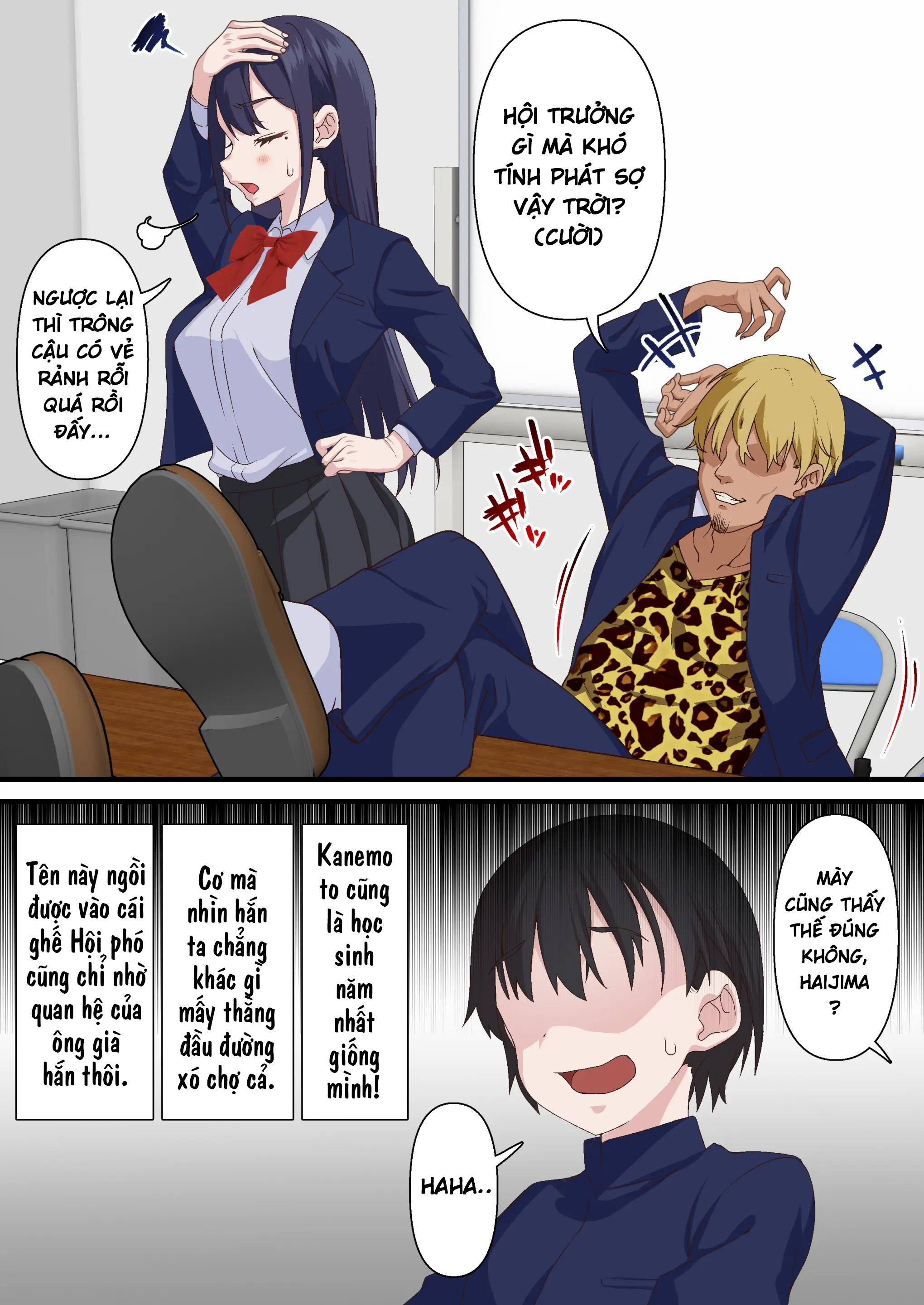 HentaiVN.net - Ảnh 9 - Saimin Charao to Netorare Seitokai NTR - Tình cảm học đường