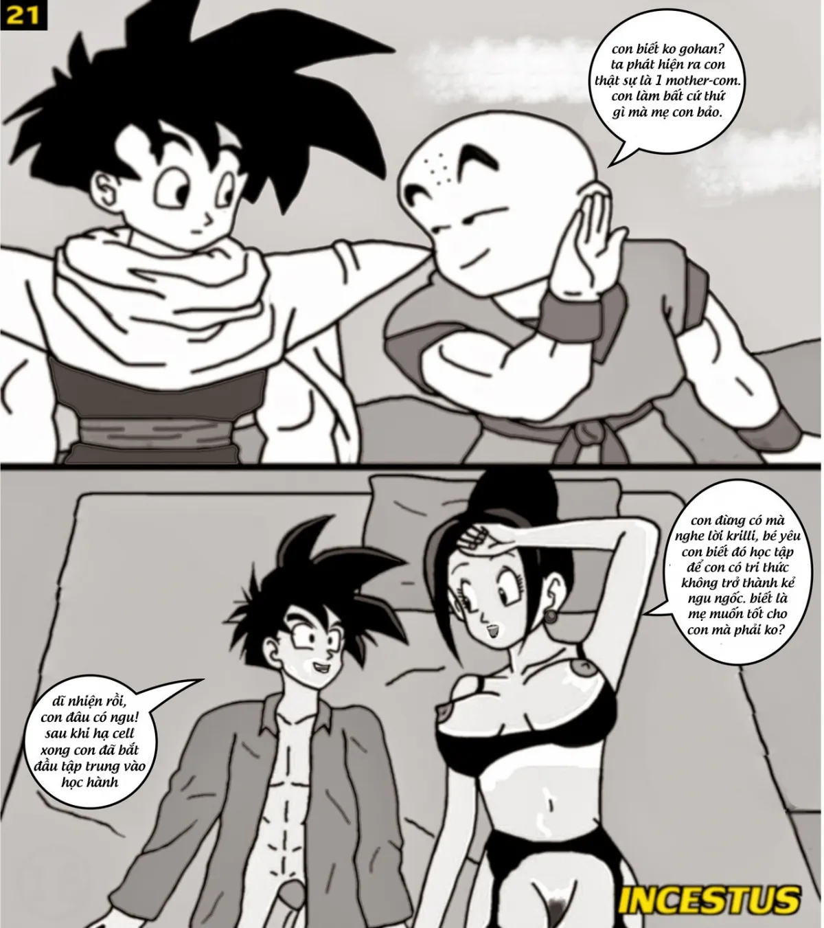HentaiVN.net - Ảnh 21 - Mama's Boy (Dragon Ball) - Chap 1