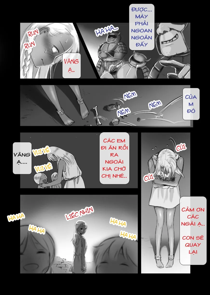 HentaiVN.net - Ảnh 3 - Cô gái phục vụ lính để nuôi em nhỏ [Juukan-chan] - Chap 1: Vào trại