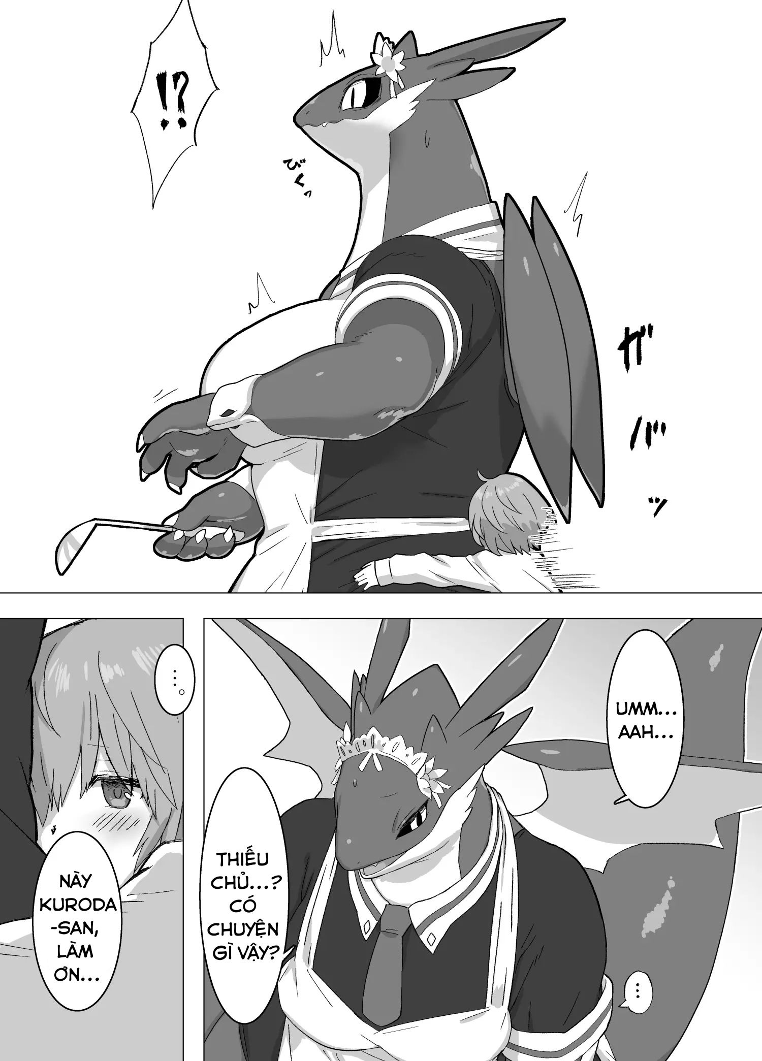 HentaiVN.net - Ảnh 5 - THE LUSTY DRAGON MAID - Phần 1