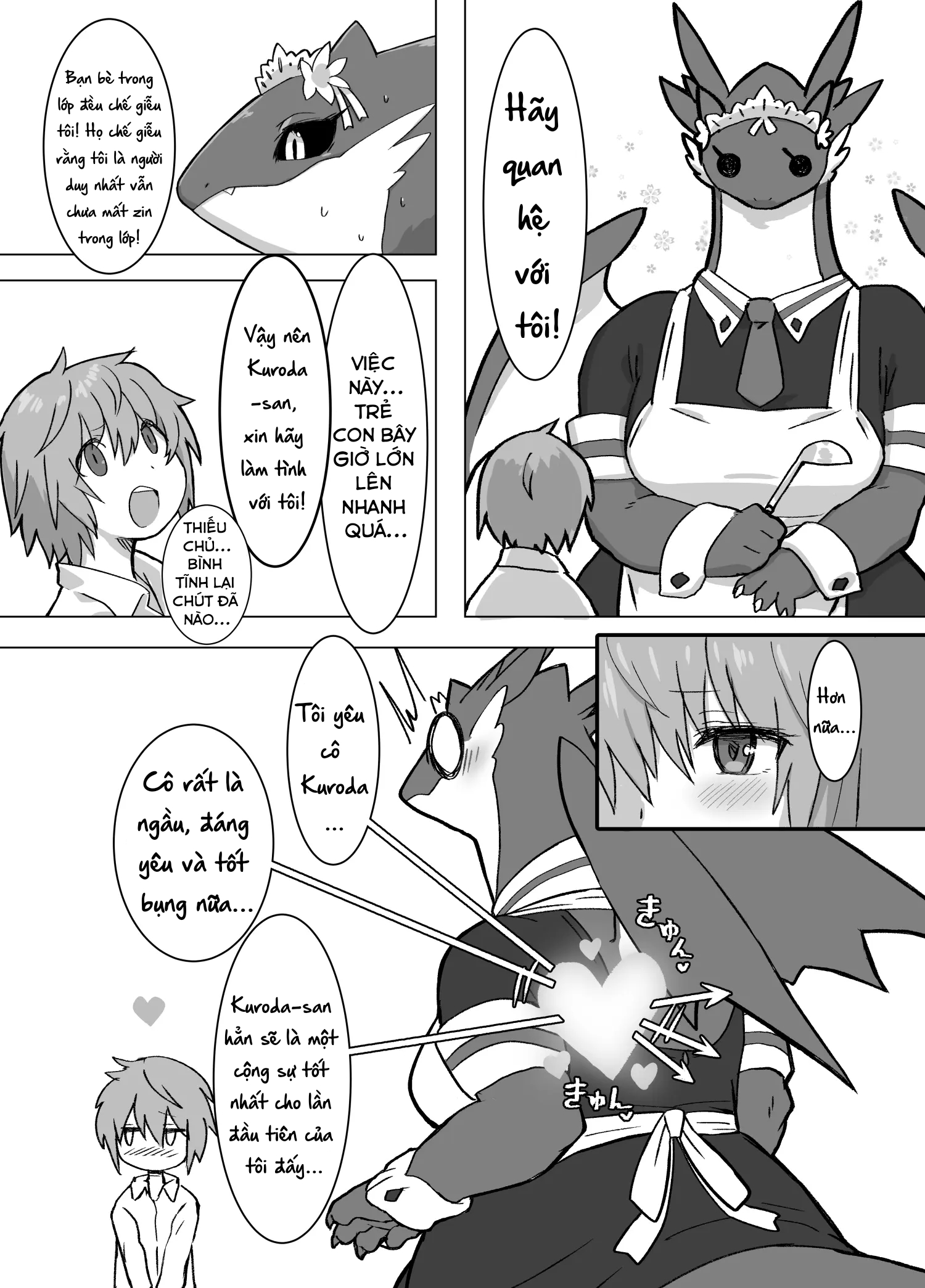 HentaiVN.net - Ảnh 6 - THE LUSTY DRAGON MAID - Phần 1