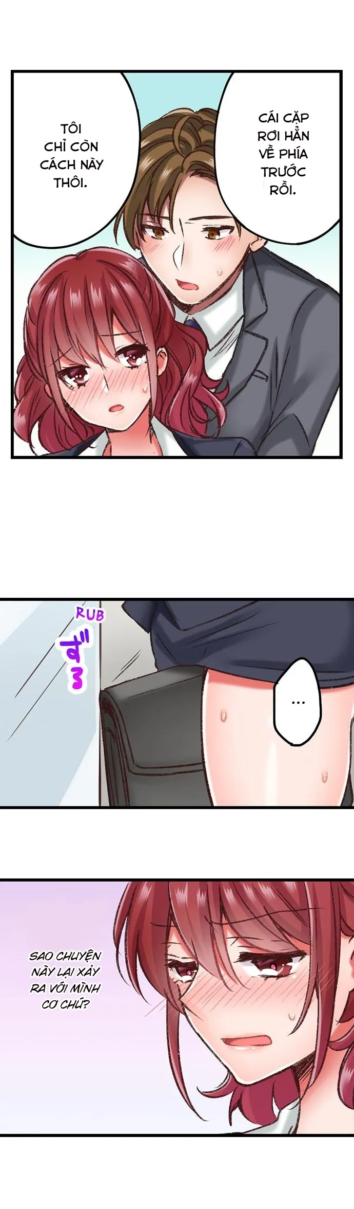 HentaiVN.net - Ảnh 10 - Chìa Khóa Định Mệnh [Jitaku no Kagi wa Toroana no Naka ~Ijiwaru na Yubi de Hojirarete Iku...; The Key to my Body] - Chap 5 - Chuyến Tàu Hứng Tình