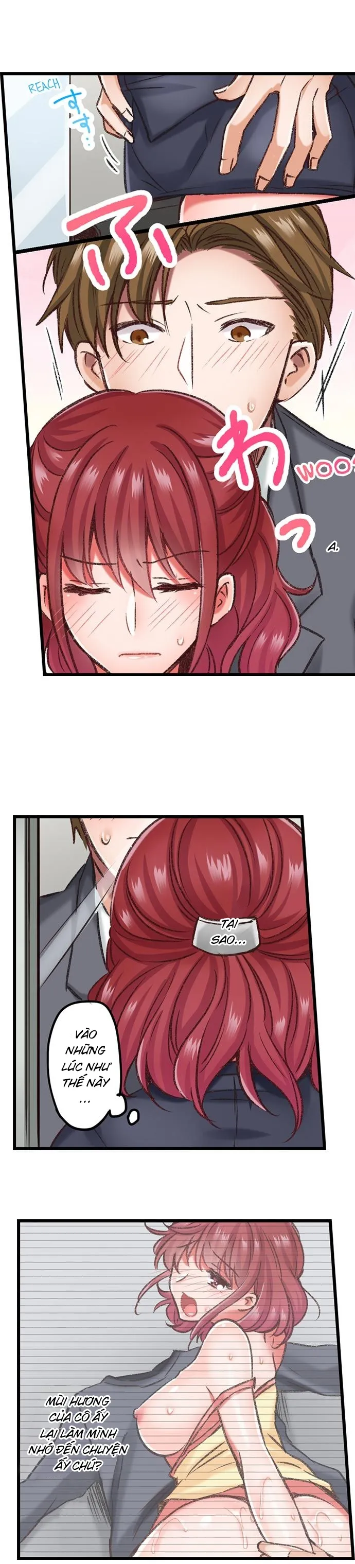 HentaiVN.net - Ảnh 11 - Chìa Khóa Định Mệnh [Jitaku no Kagi wa Toroana no Naka ~Ijiwaru na Yubi de Hojirarete Iku...; The Key to my Body] - Chap 5 - Chuyến Tàu Hứng Tình