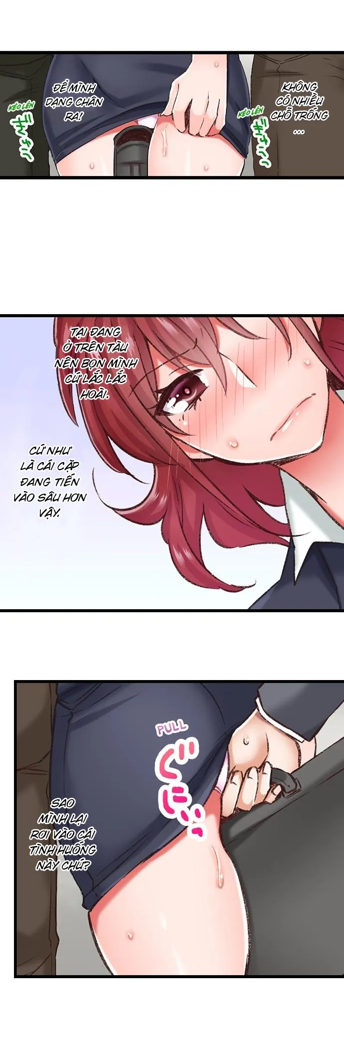 HentaiVN.net - Ảnh 4 - Chìa Khóa Định Mệnh [Jitaku no Kagi wa Toroana no Naka ~Ijiwaru na Yubi de Hojirarete Iku...; The Key to my Body] - Chap 5 - Chuyến Tàu Hứng Tình