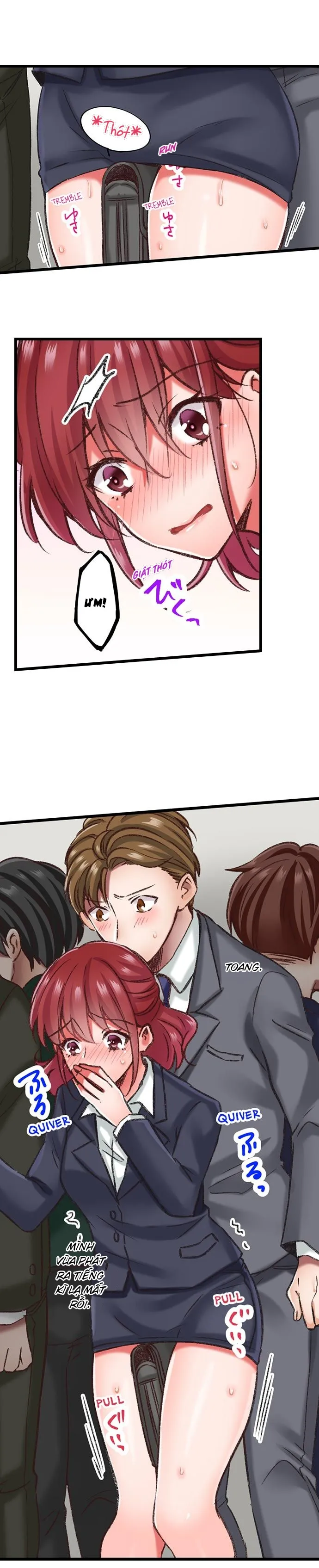 HentaiVN.net - Ảnh 5 - Chìa Khóa Định Mệnh [Jitaku no Kagi wa Toroana no Naka ~Ijiwaru na Yubi de Hojirarete Iku...; The Key to my Body] - Chap 5 - Chuyến Tàu Hứng Tình