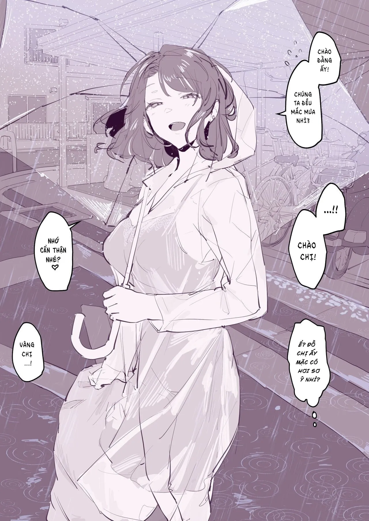 HentaiVN.net - Ảnh 6 - Cô Vợ Hàng Xóm Thân Thiện [Kinjo no Hitozuma] - Oneshot