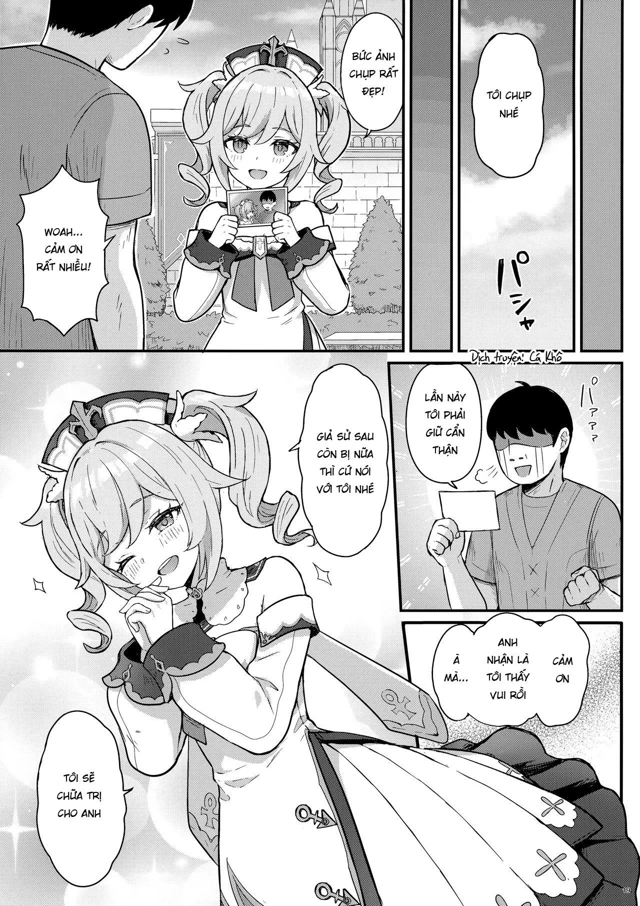 HentaiVN.net - Ảnh 20 - Barbara Gives You a Lewd Service [Barbara-chan ga Ecchi na Chiryou o Shite kureru Hon] - Oneshot
