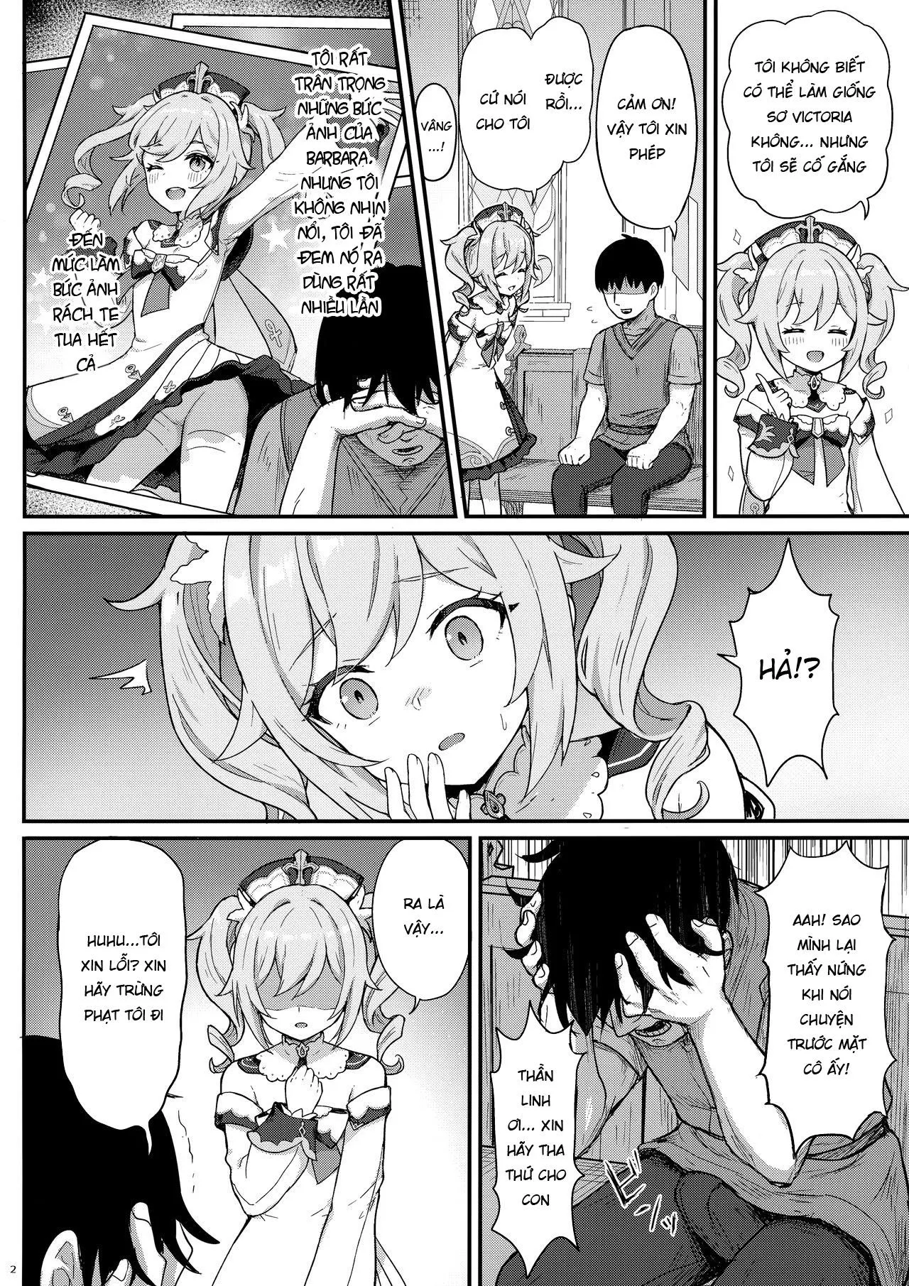 HentaiVN.net - Ảnh 3 - Barbara Gives You a Lewd Service [Barbara-chan ga Ecchi na Chiryou o Shite kureru Hon] - Oneshot
