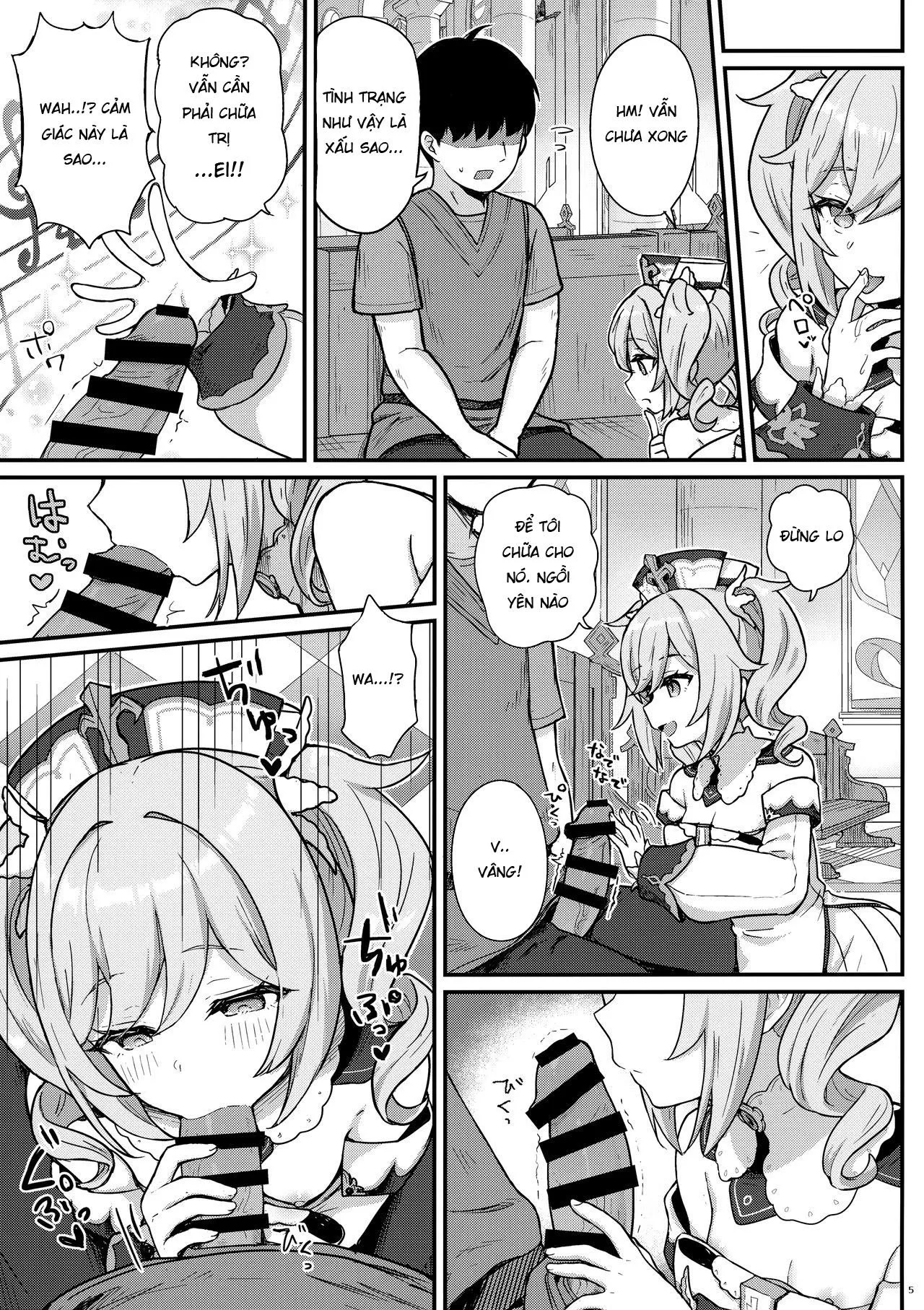 HentaiVN.net - Ảnh 6 - Barbara Gives You a Lewd Service [Barbara-chan ga Ecchi na Chiryou o Shite kureru Hon] - Oneshot