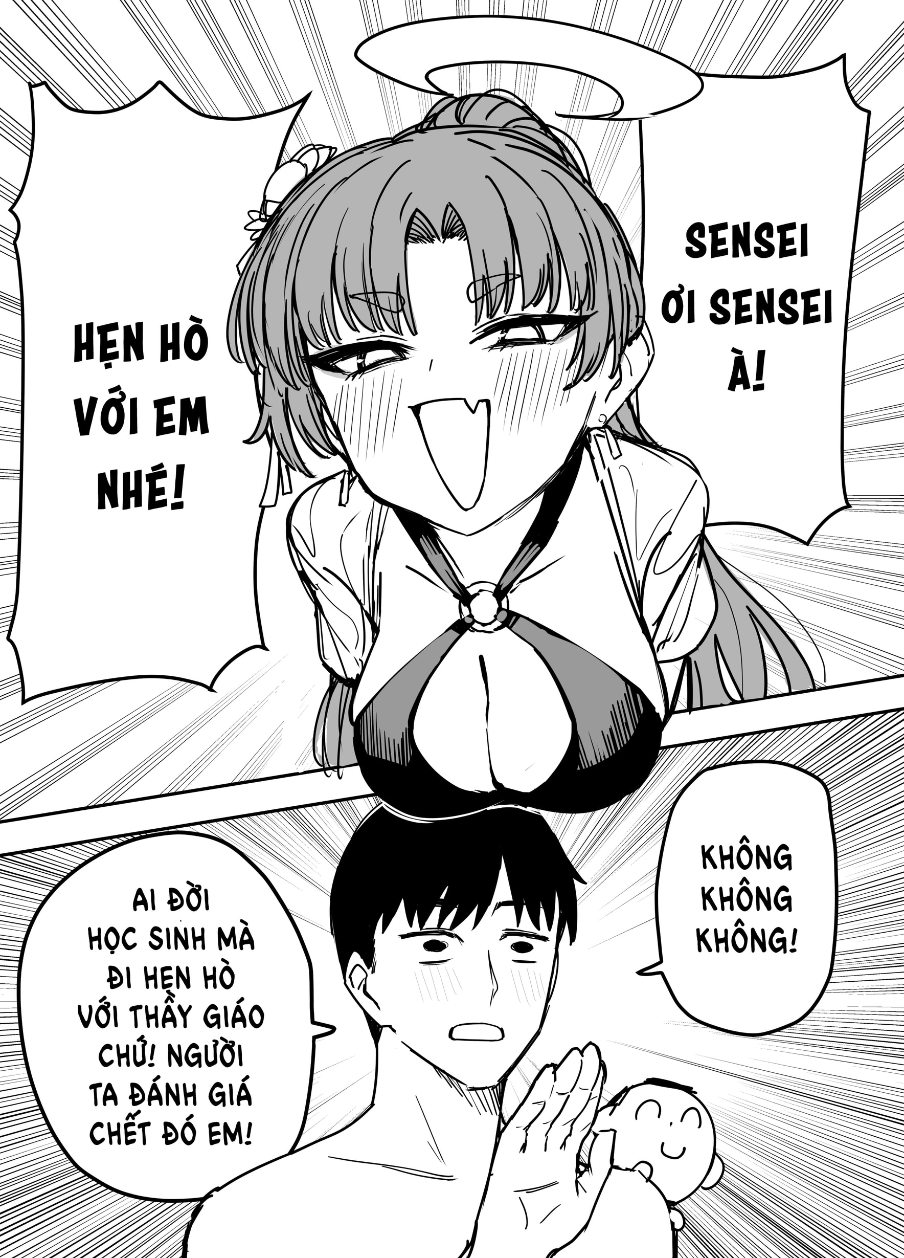 HentaiVN.net - Ảnh 3 - Biển rộng đất trời chỉ có ta... (non-hen) - Anh chỉ cần tình yêu, anh không cần sếch đâu em!