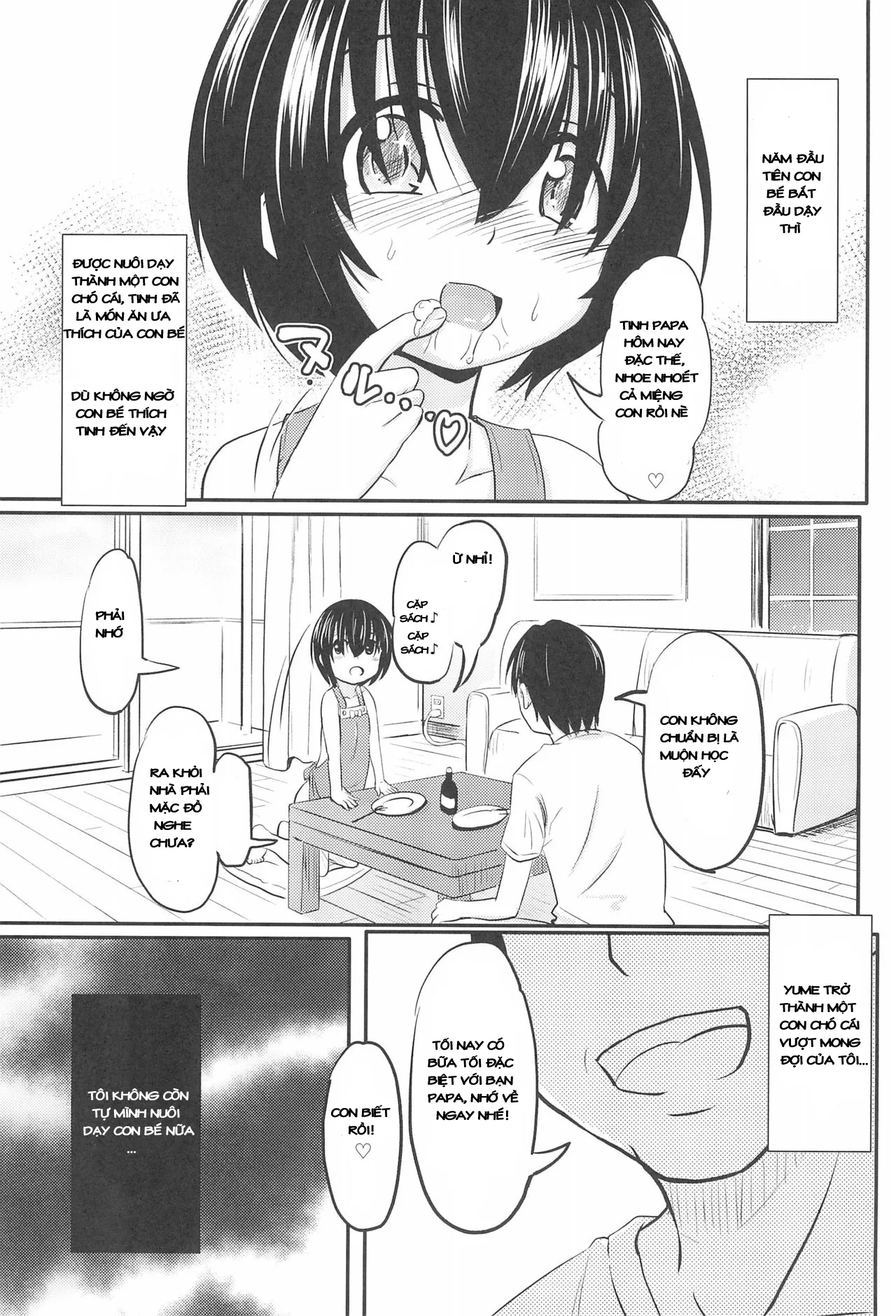 HentaiVN.net - Ảnh 13 - Shougakusei Bitch wa Saikou daze! Shiina Rizumu-chan-chi no Shokuiku Jijou - Oneshot