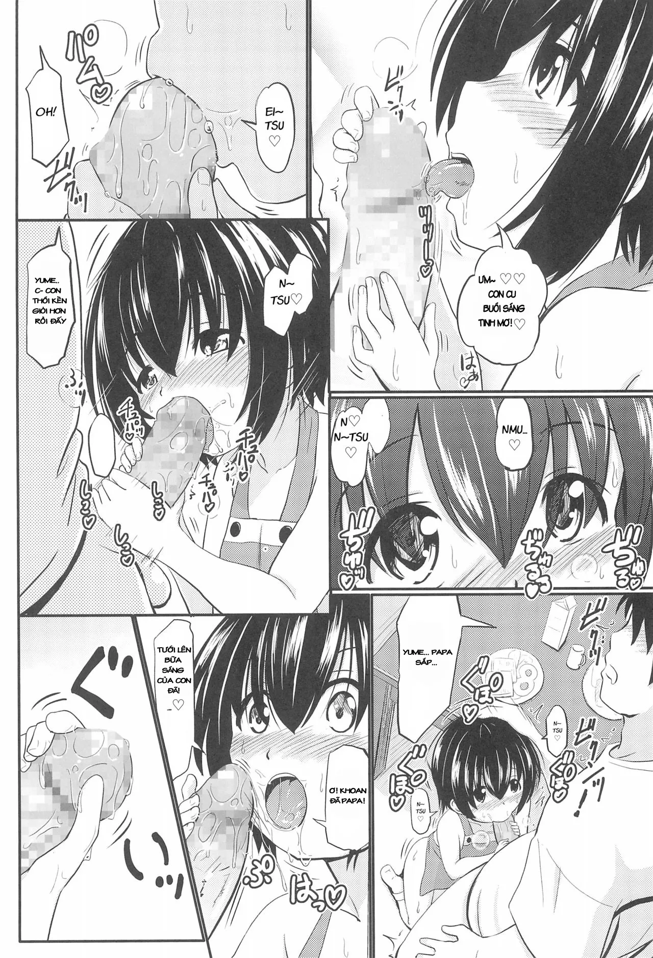 HentaiVN.net - Ảnh 4 - Shougakusei Bitch wa Saikou daze! Shiina Rizumu-chan-chi no Shokuiku Jijou - Oneshot