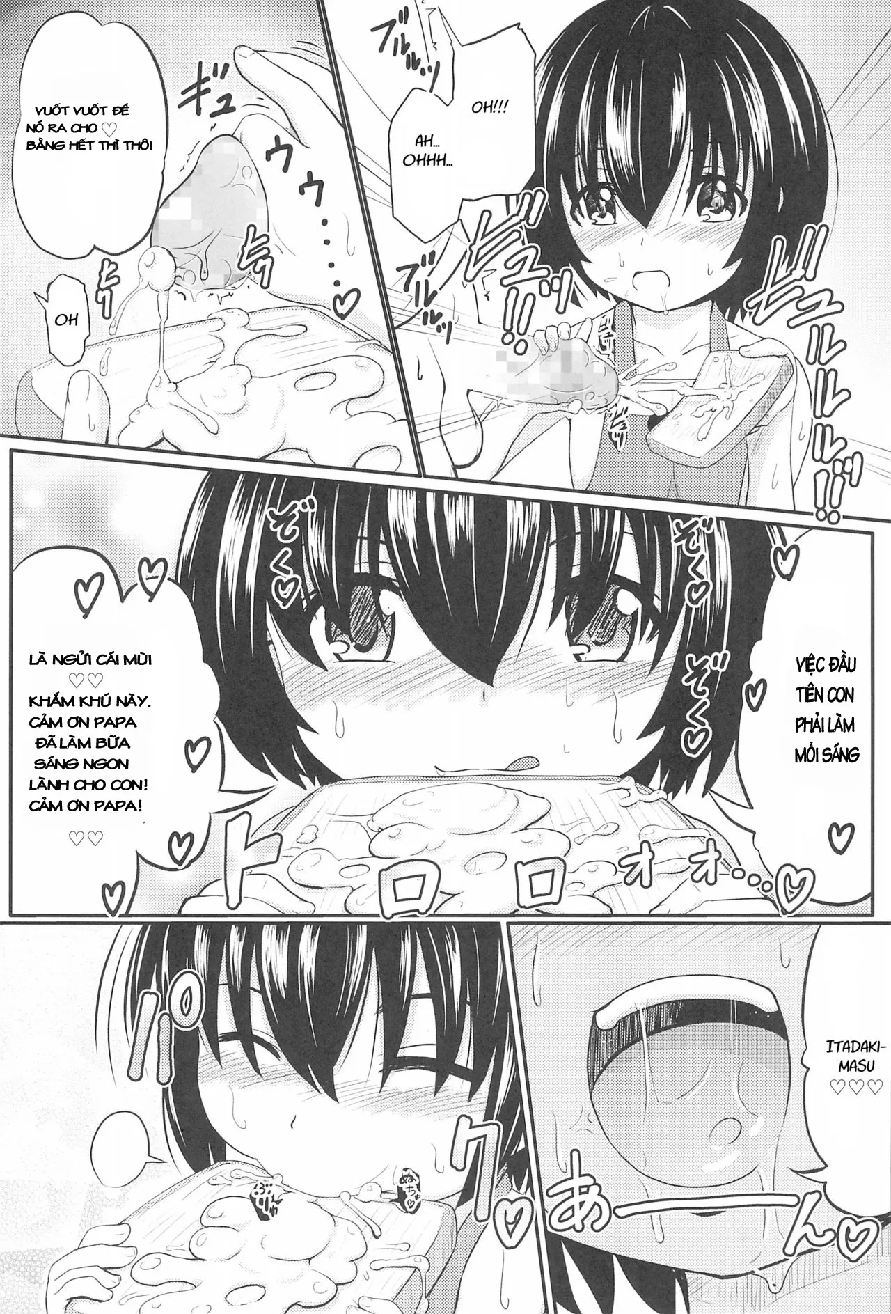 HentaiVN.net - Ảnh 5 - Shougakusei Bitch wa Saikou daze! Shiina Rizumu-chan-chi no Shokuiku Jijou - Oneshot