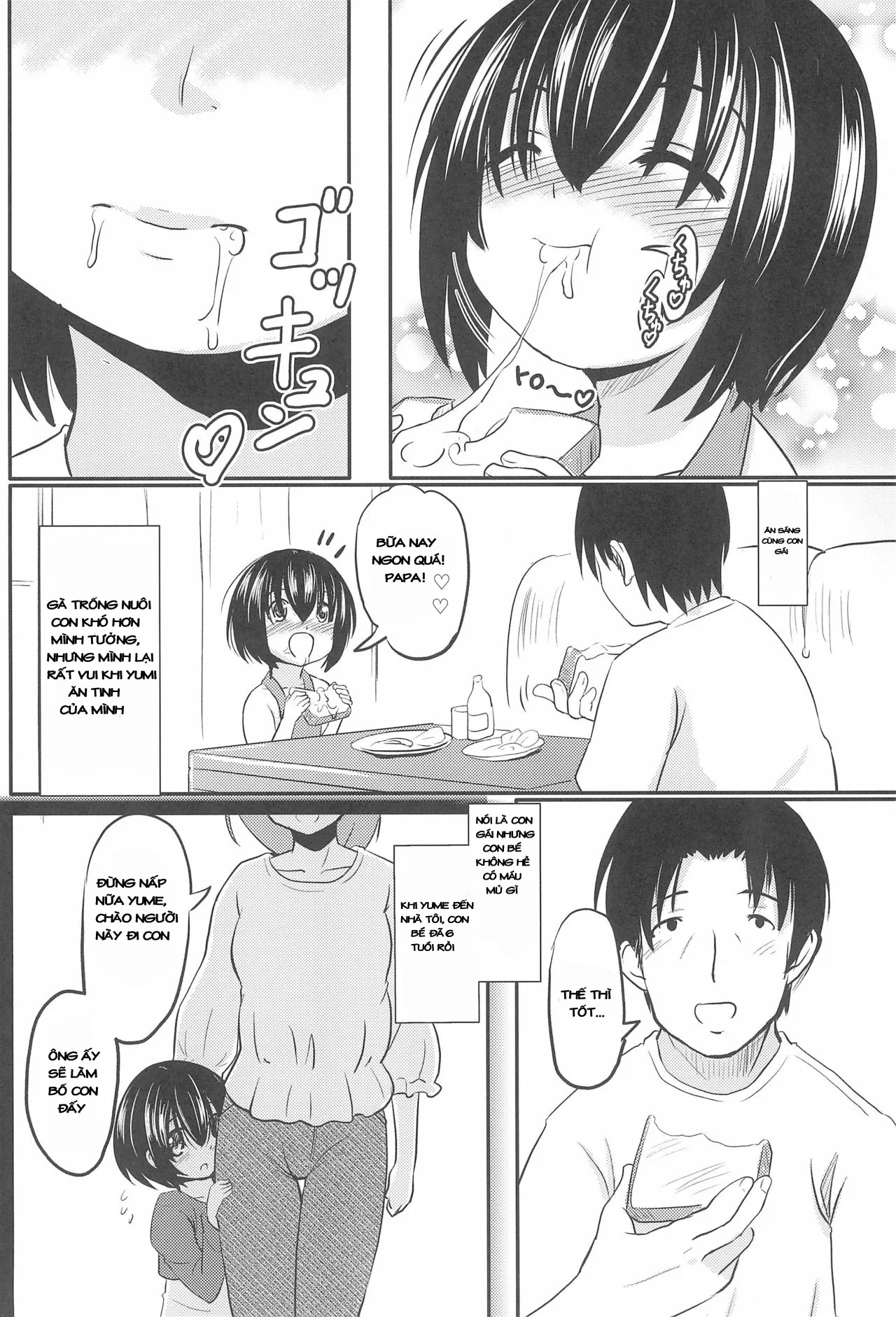 HentaiVN.net - Ảnh 6 - Shougakusei Bitch wa Saikou daze! Shiina Rizumu-chan-chi no Shokuiku Jijou - Oneshot