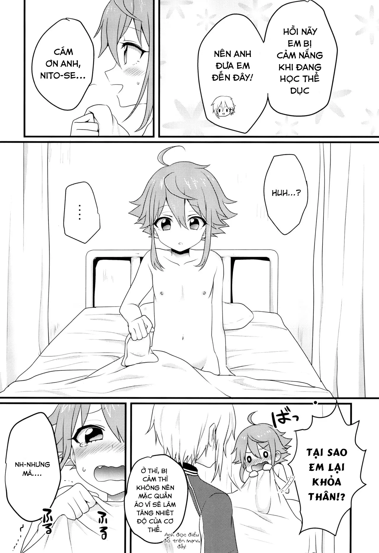 HentaiVN.net - Ảnh 5 - Ni~chan to Bouchama ga Hoken Shitsu de Nakayoshi Suru Hon (Ensemble Stars!) - Oneshot