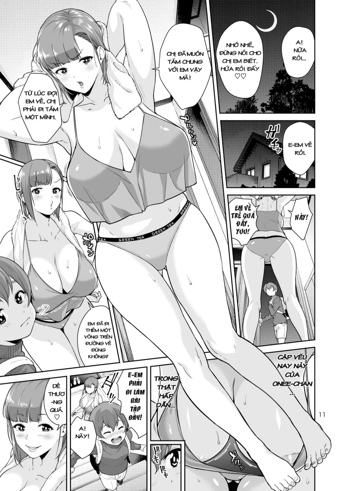HentaiVN.net - Ảnh 11 - Ba Chị Rất Thích Làm Tình Với Em!!! [Sister Complex] - Oneshot