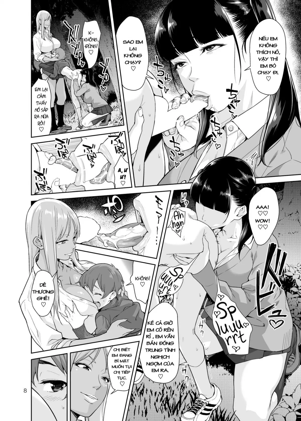 HentaiVN.net - Ảnh 8 - Ba Chị Rất Thích Làm Tình Với Em!!! [Sister Complex] - Oneshot