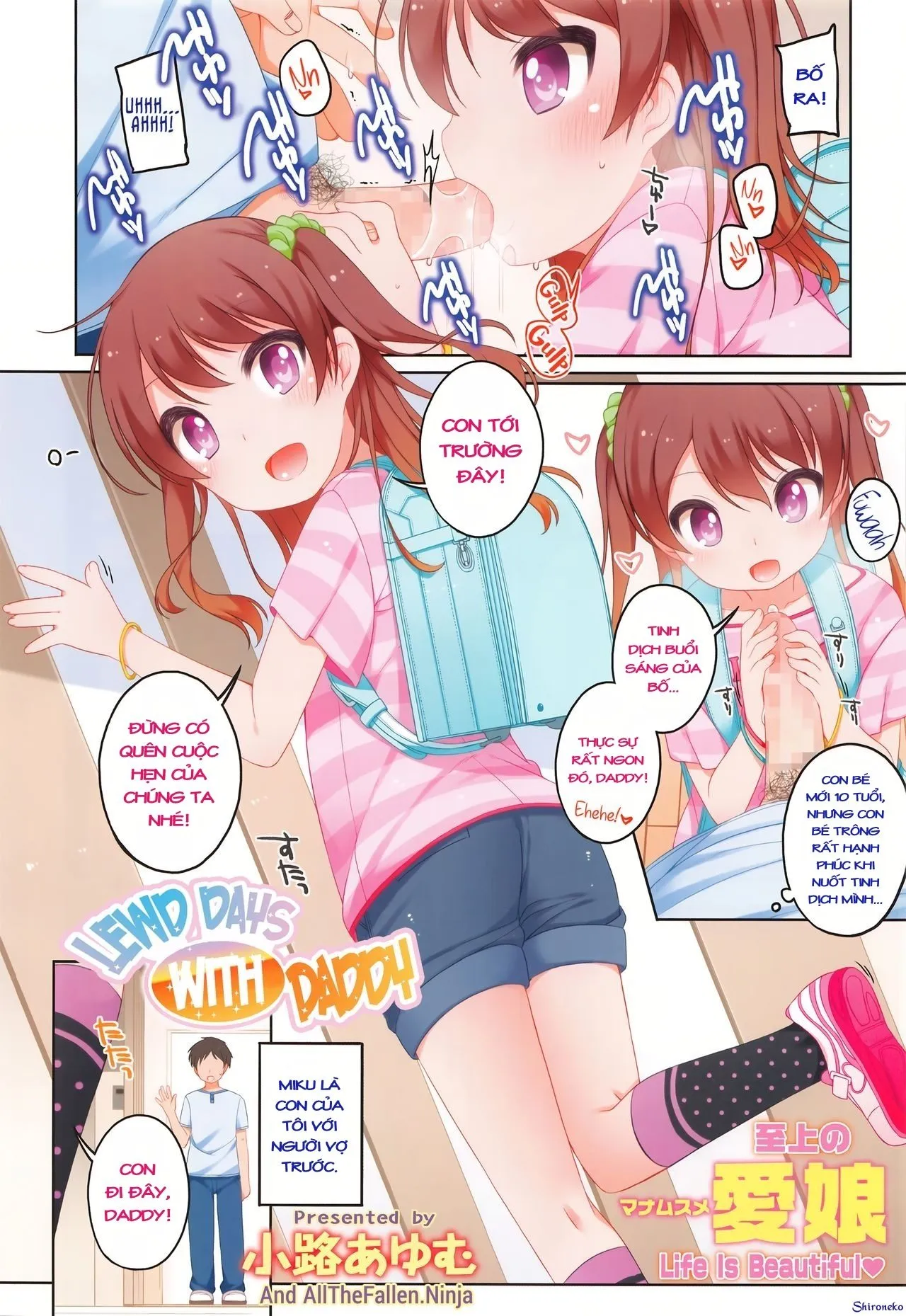 HentaiVN.net - Ảnh 3 - Papa to no Ecchi na Hibi [Lewd days with Daddy] - Oneshot