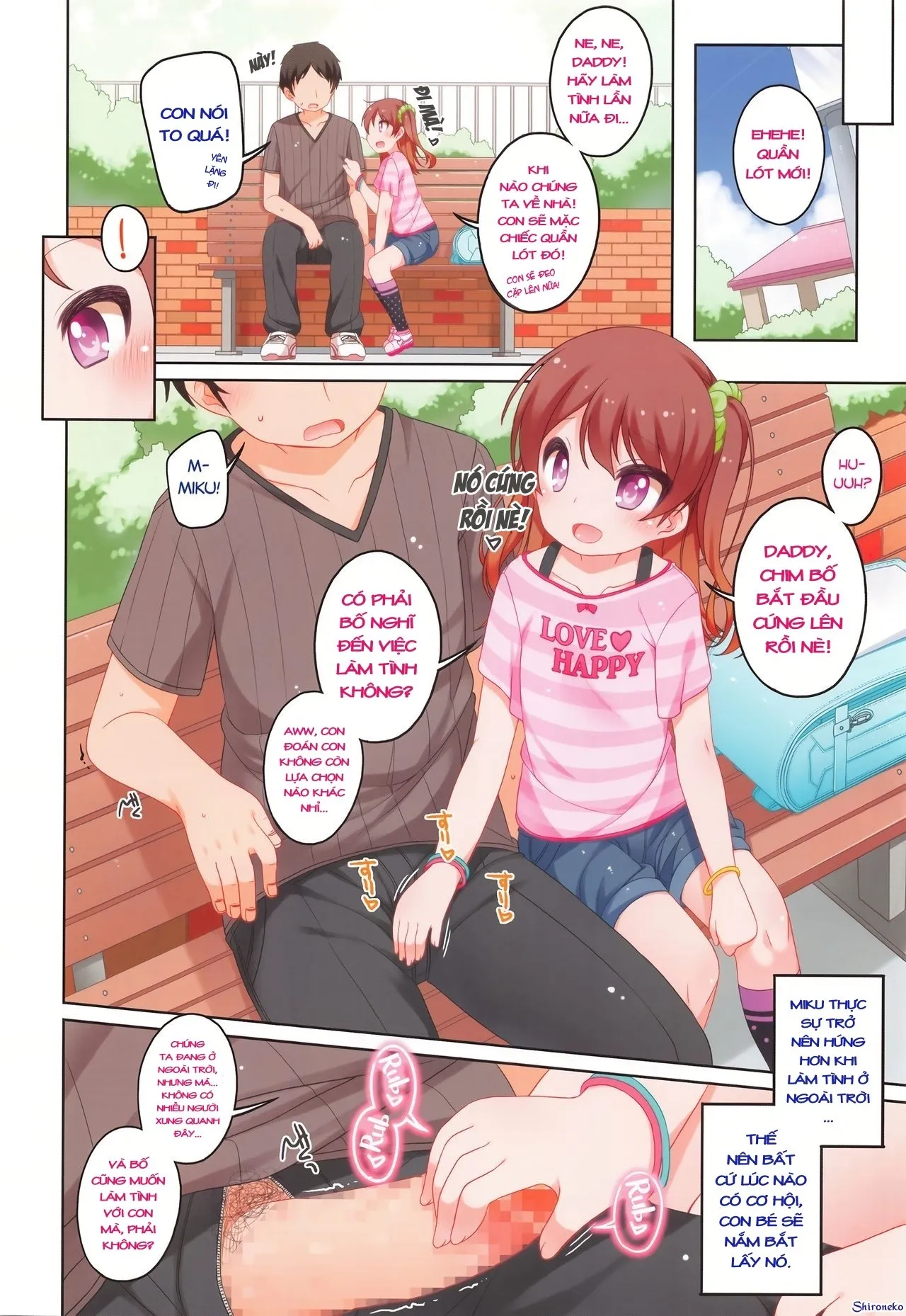 HentaiVN.net - Ảnh 7 - Papa to no Ecchi na Hibi [Lewd days with Daddy] - Oneshot