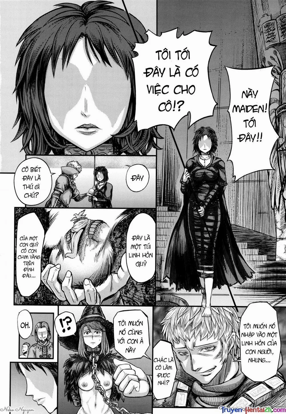HentaiVN.net - Ảnh 13 - ARUMAJIBON! Kuro Keikou Sinners Souls -Chain Of The Wedge- (Demons Souls) - Oneshot