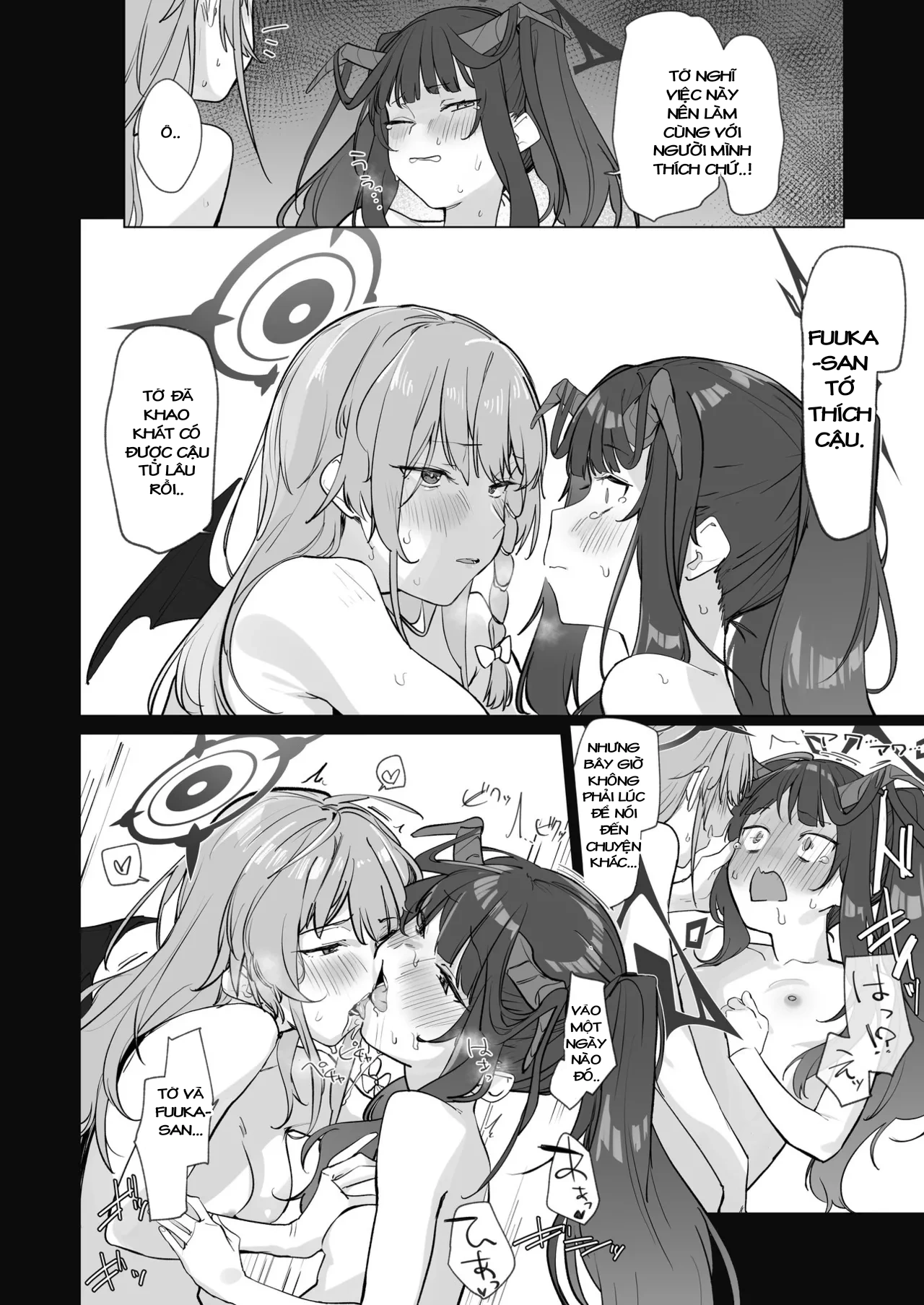 HentaiVN.net - Ảnh 5 - Tổng hợp "sếch" yuri BLUE ARCHIVE - 2.fuuka x haruna