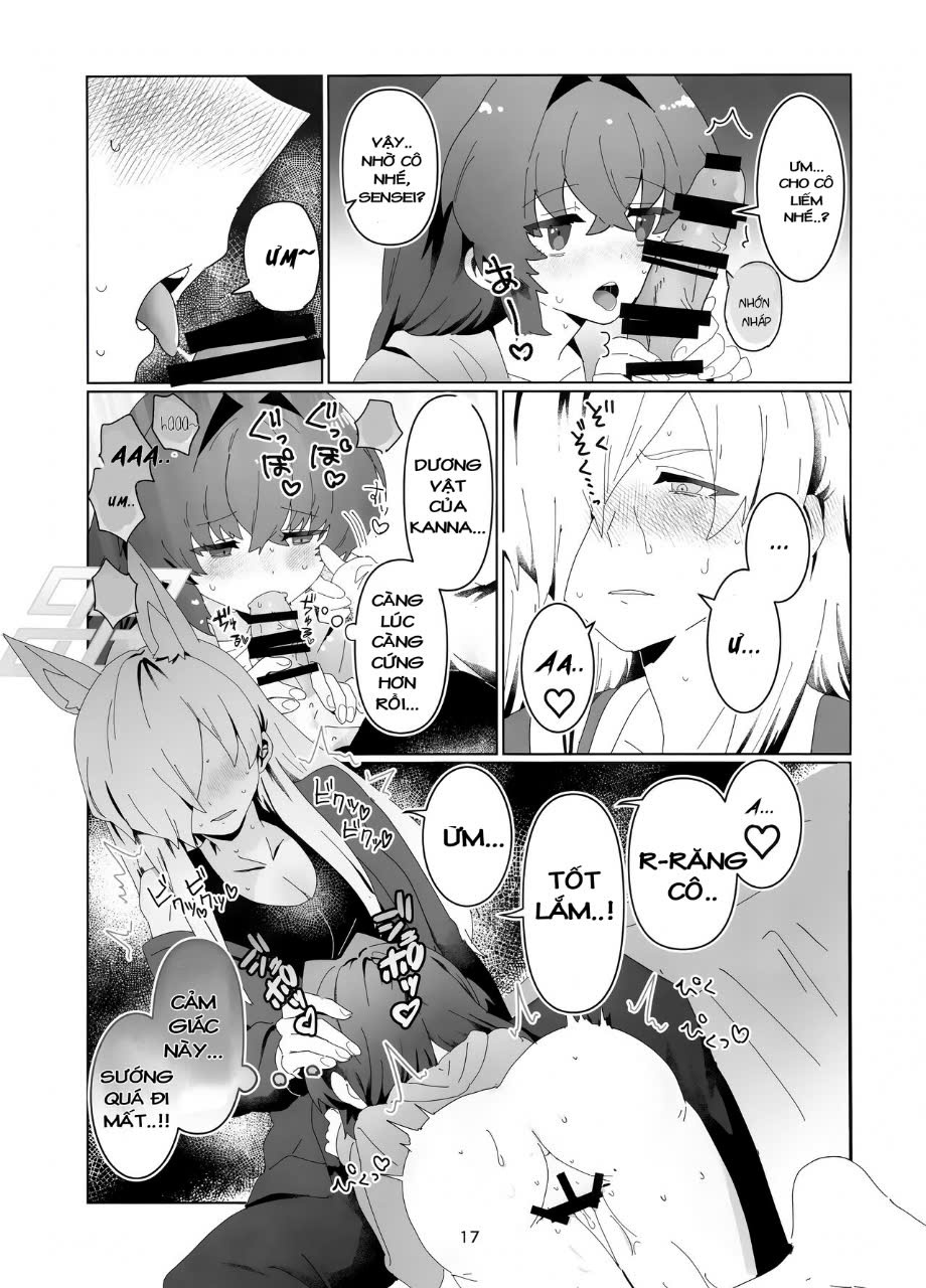 HentaiVN.net - Ảnh 14 - Tổng hợp "sếch" yuri BLUE ARCHIVE - sensei x kanna (futa)
