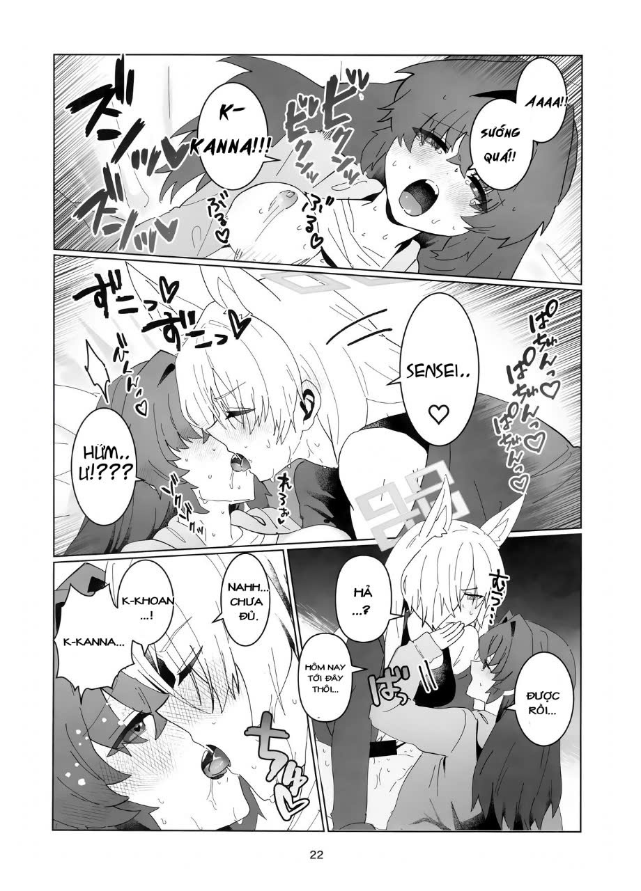 HentaiVN.net - Ảnh 17 - Tổng hợp "sếch" yuri BLUE ARCHIVE - sensei x kanna (futa)