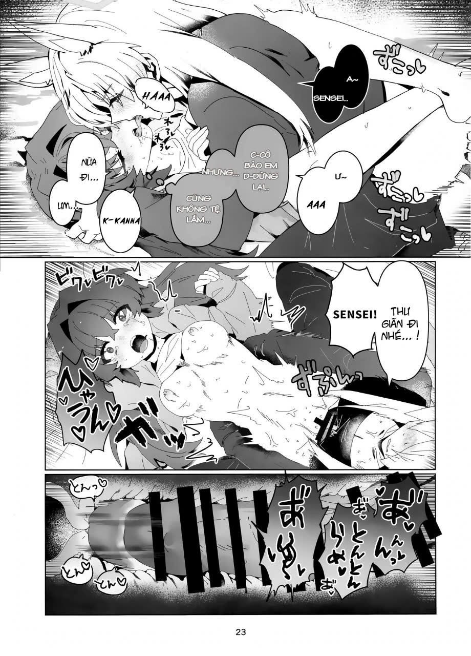 HentaiVN.net - Ảnh 18 - Tổng hợp "sếch" yuri BLUE ARCHIVE - sensei x kanna (futa)