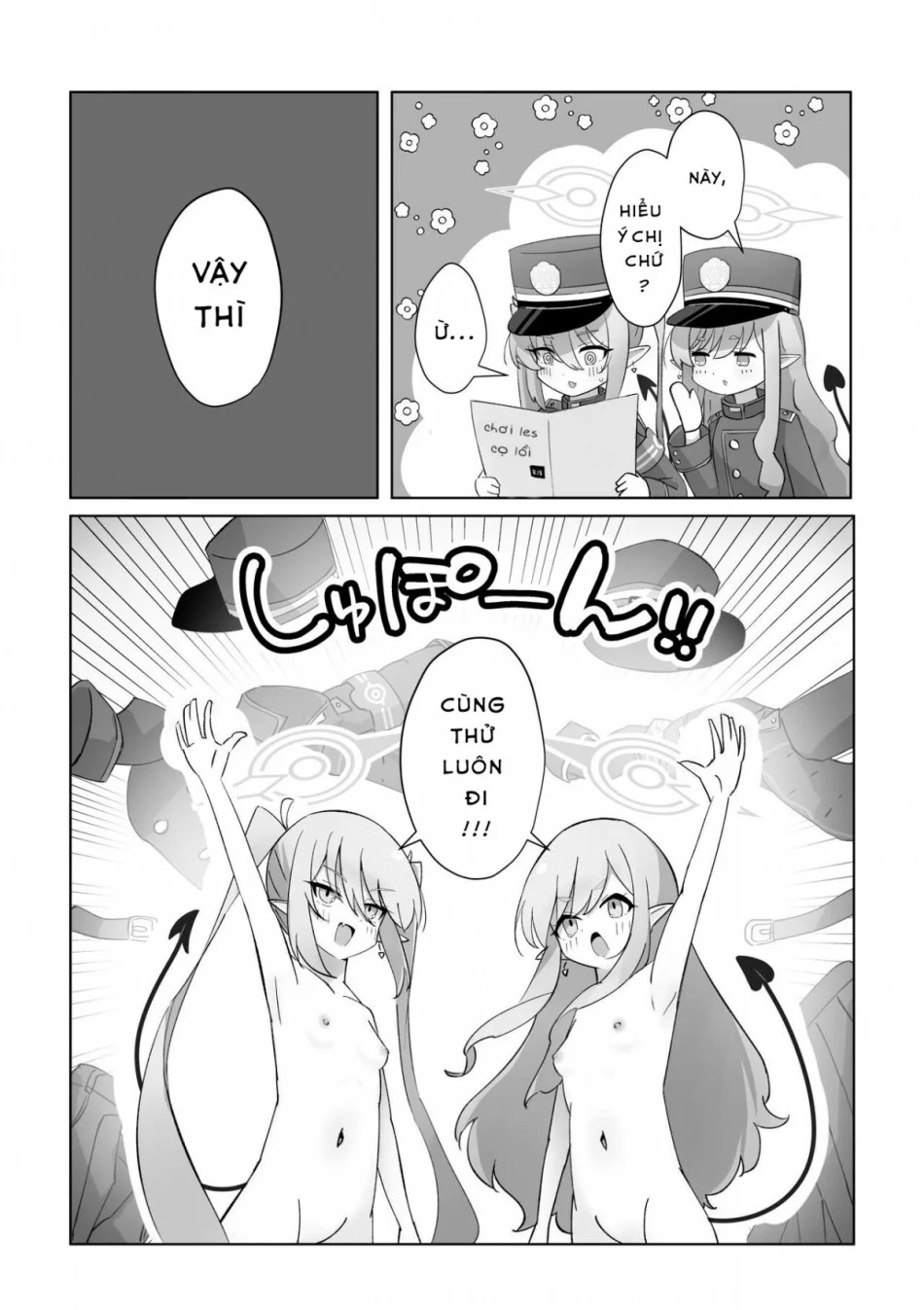 HentaiVN.net - Ảnh 5 - Tổng hợp "sếch" yuri BLUE ARCHIVE - 4.Nozomi x Hikari