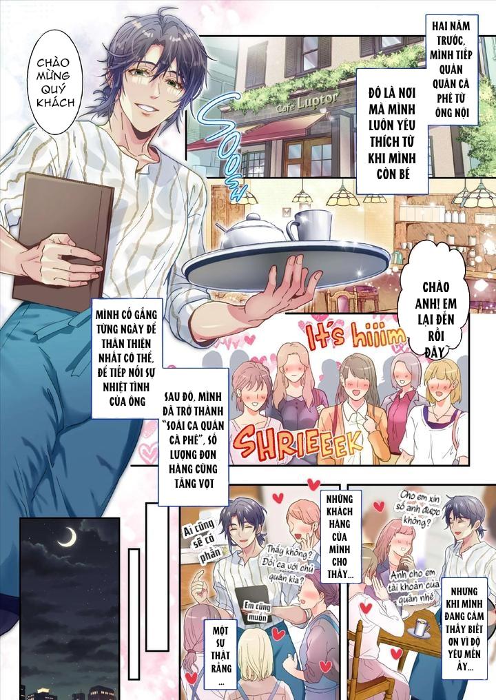 HentaiVN.net - Ảnh 4 - Surprise Interview at My Coffee Shop - With Extra Man Milk - one shot