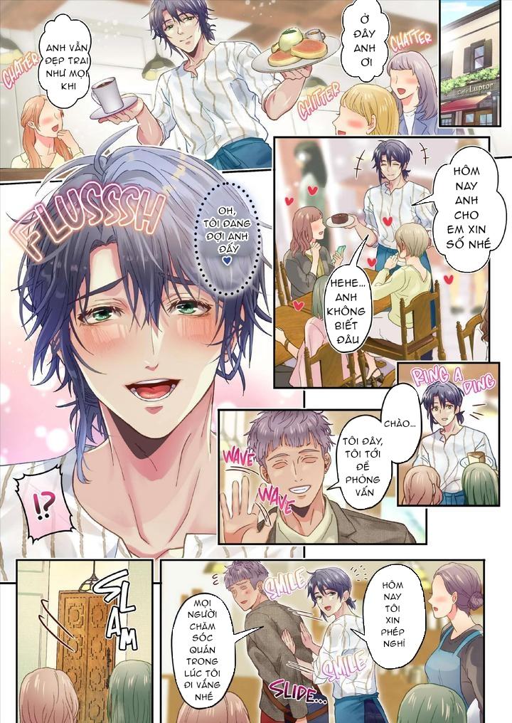 HentaiVN.net - Ảnh 33 - Surprise Interview at My Coffee Shop - With Extra Man Milk - one shot