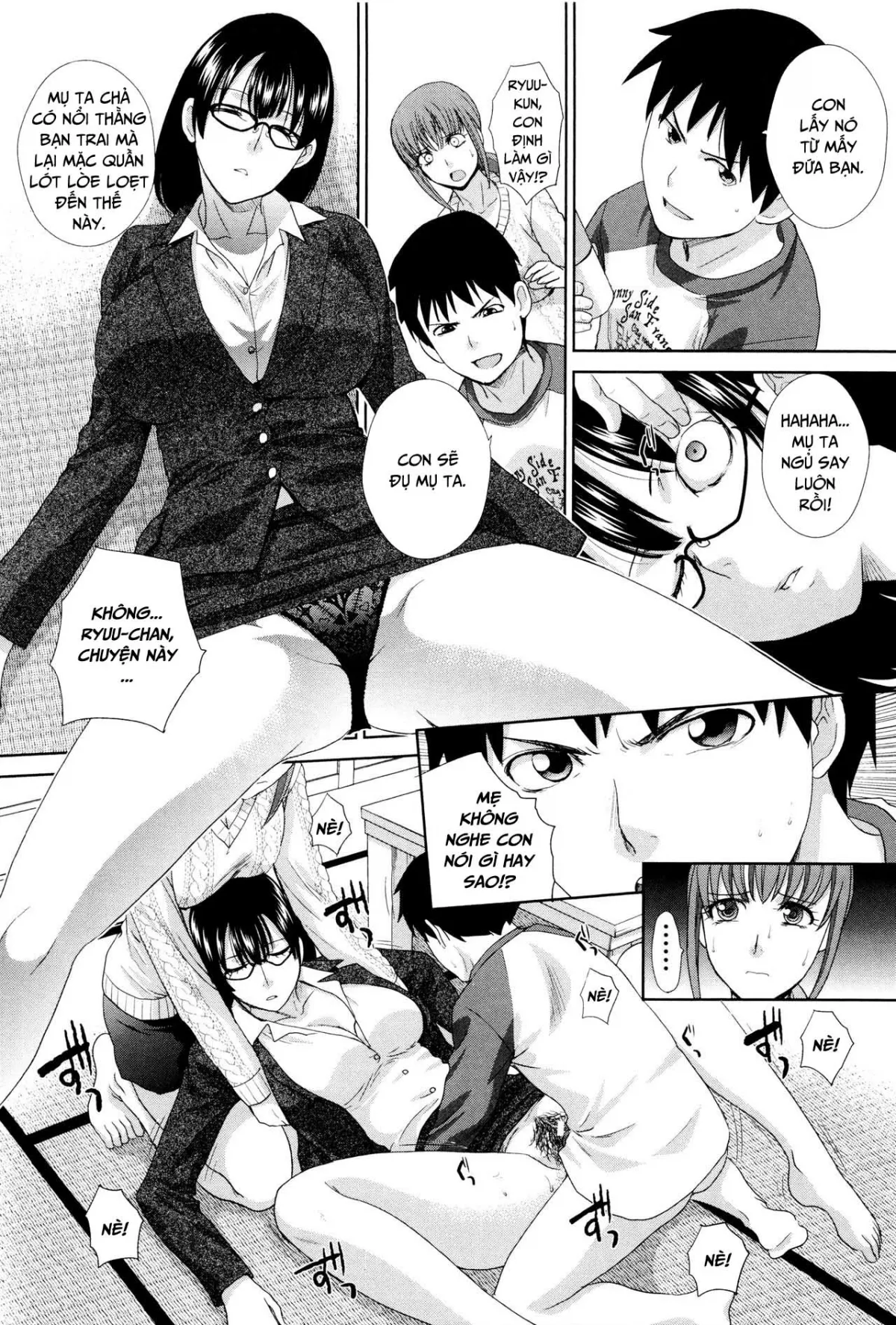 HentaiVN.net - Ảnh 11 - Địt cả mẹ lẫn cô giáo bằng con cặc chà bá [Hankouki (Kazoku Soukanzu); Kazoku Soukanzu] - Oneshot cực ngọt - Art Mặn
